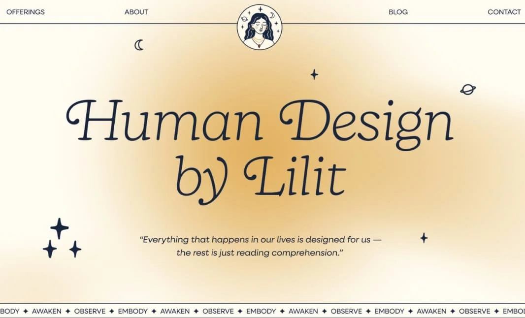 A screenshot of The Little It website