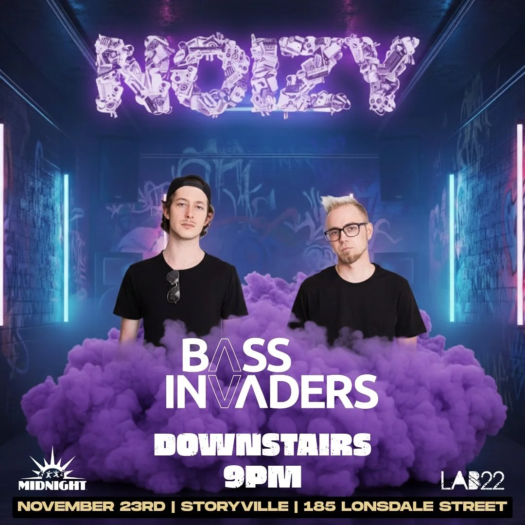 Bass Invaders are Back! 

This Sunday @noizyneighbours day party we&rsquo;re gettin the band back together to play some bangers from 9pm 

Kicks of at 3pm Nov 23rd at Storyville. 

Huge lineup, let&rsquo;s go!