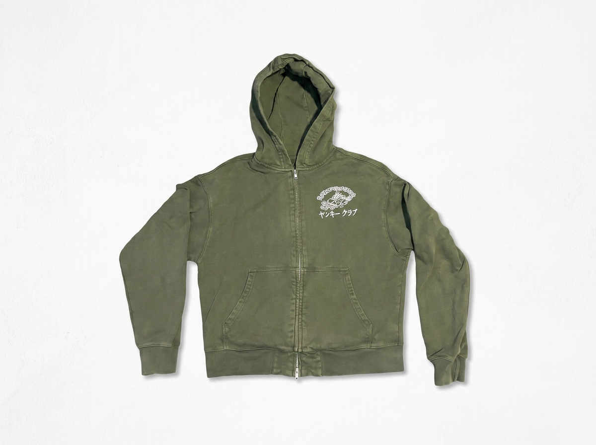 Olive YANKEE HOODIE