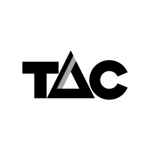 Logo of the Transport Accident Commission, with the acronym TAC and full name in black text.