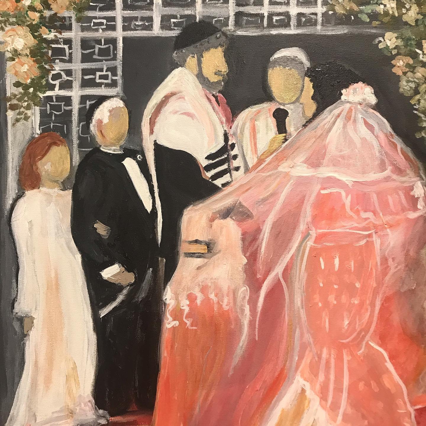 * SOLD* - "La Boda" 18" x 20" Oil on Canvas