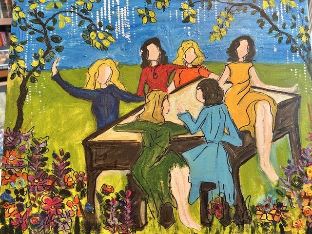 "Garden of E's" - Acrylic on Canvas