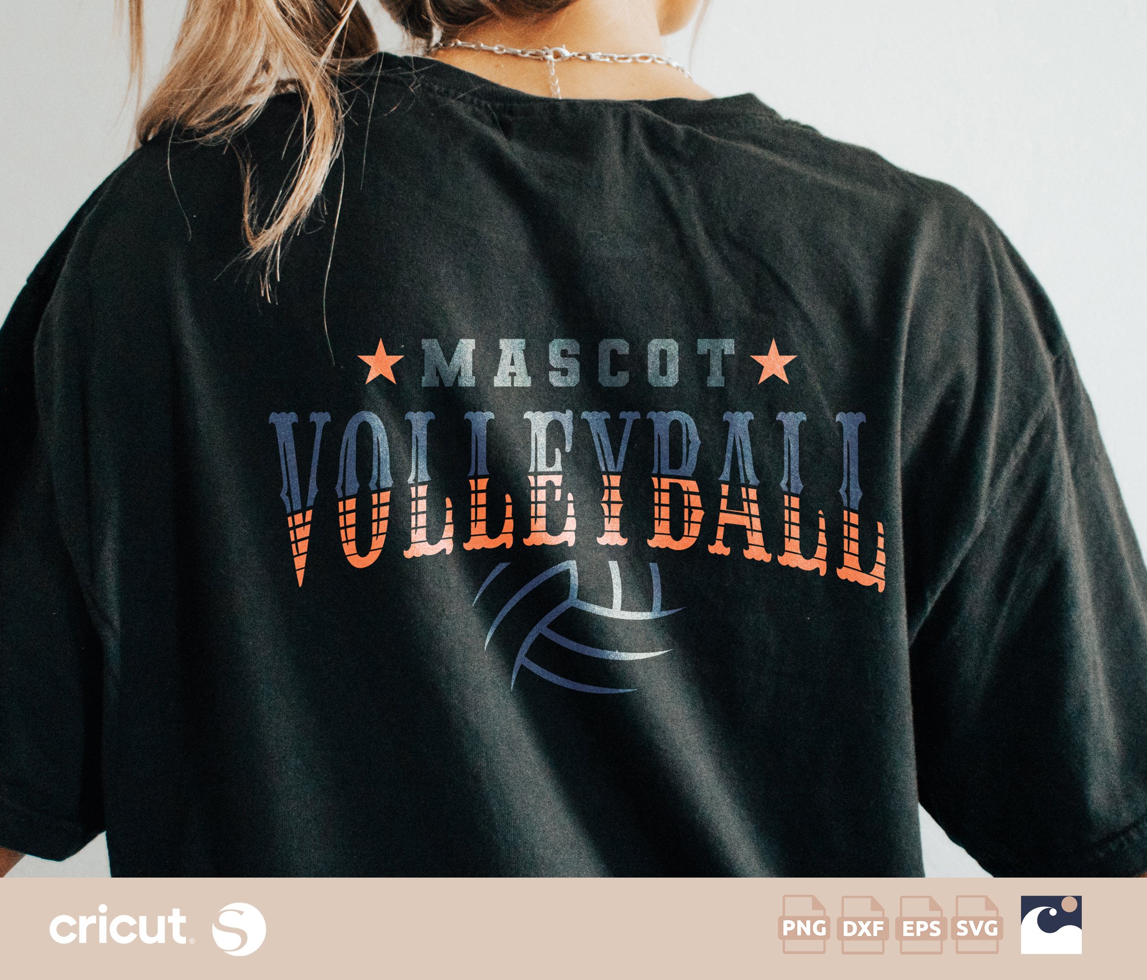 Customizable Volleyball svg png, Team Name Design, Cricut Cut File, Instant Download