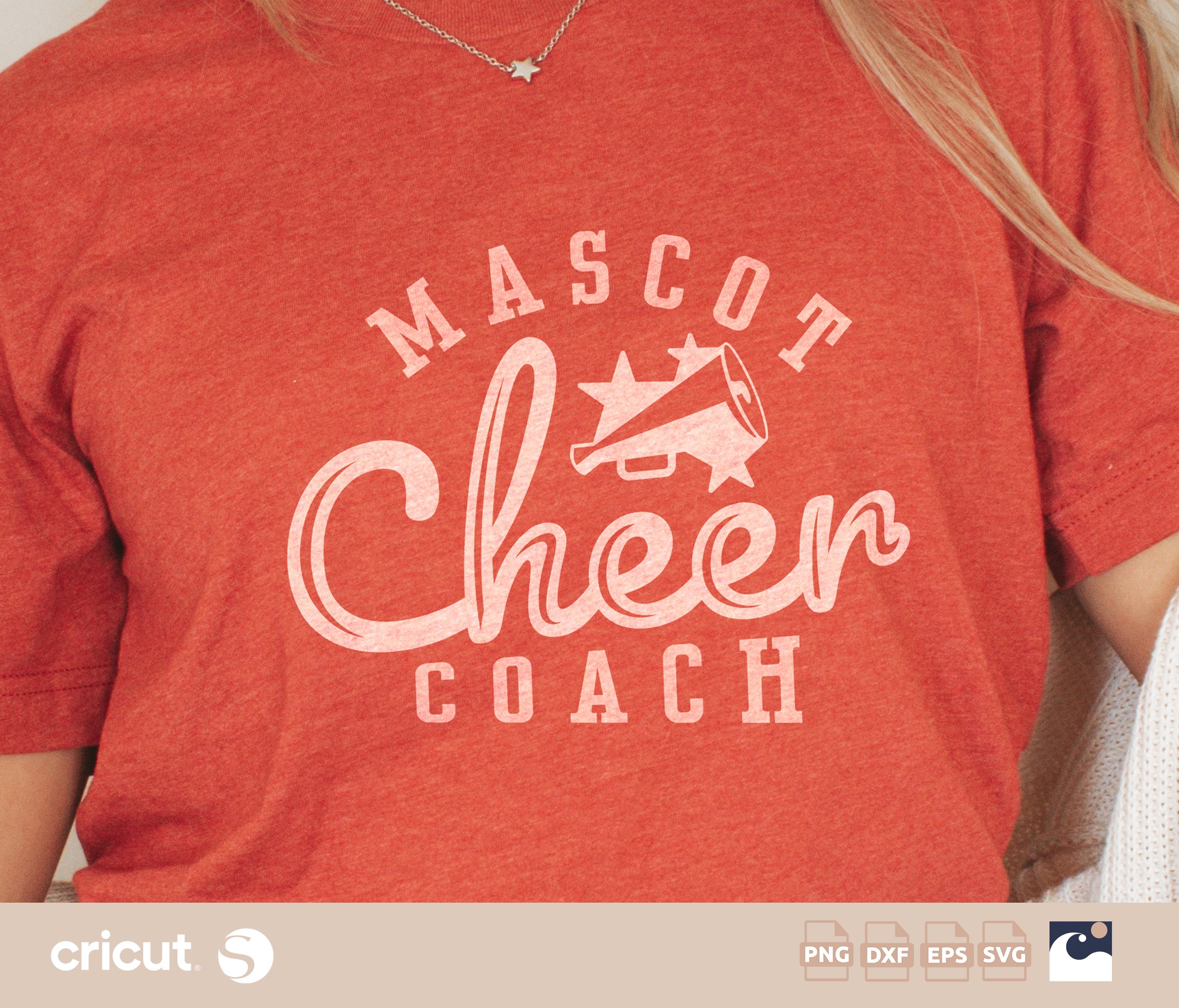 Cheer Coach svg png, Megaphone, Cheerleader Shirts, Cheerleading Coach, Cheer svg With Name, All Star Cheer, Stars Cheer