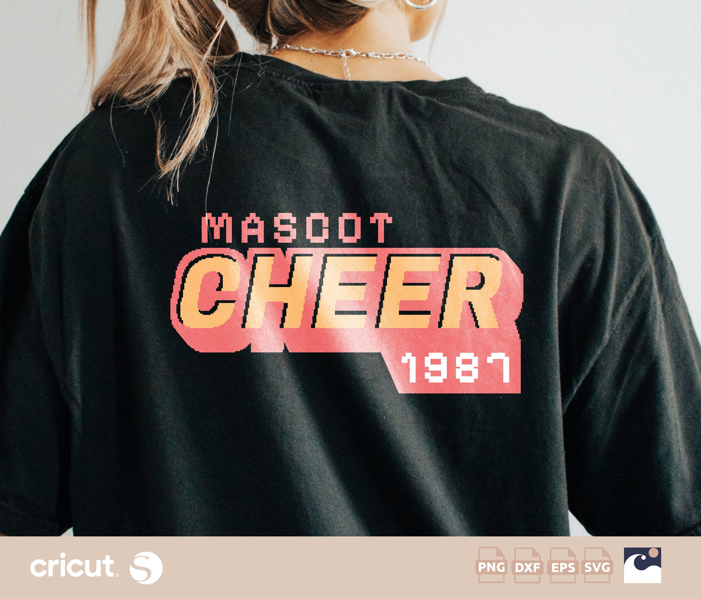 Cheer With Name svg, Pixel Art Design, Cheer Team Template Svg Png, Shirts, Pixel Art Cheer, Cheer Mom