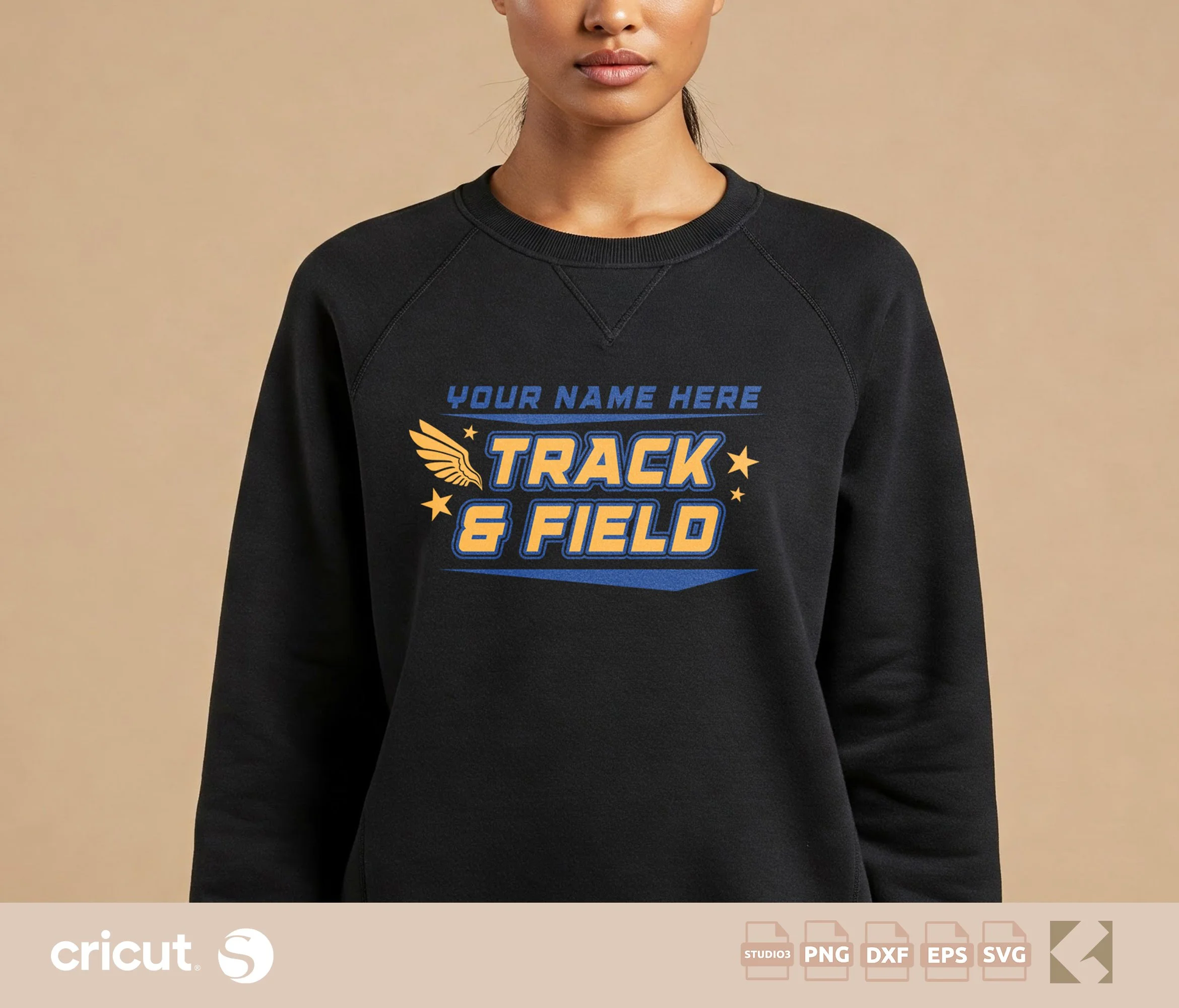 Custom Track Team Shirts Design svg png, Winged Shoe Logo, Track & Field Team svg, Cricut Ready Custom Design, Custom Shirts Gear