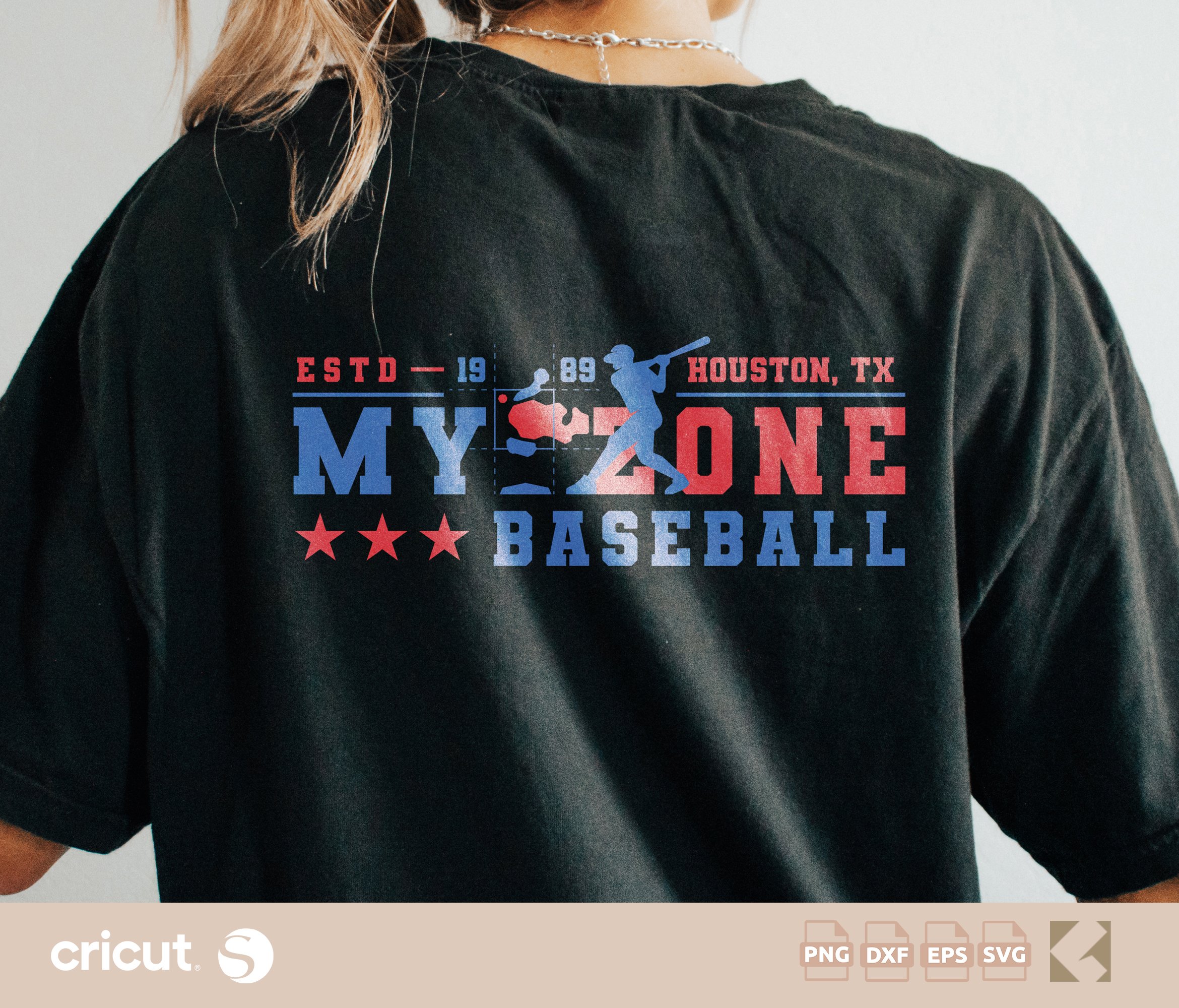 My Zone Baseball SVG Cut File