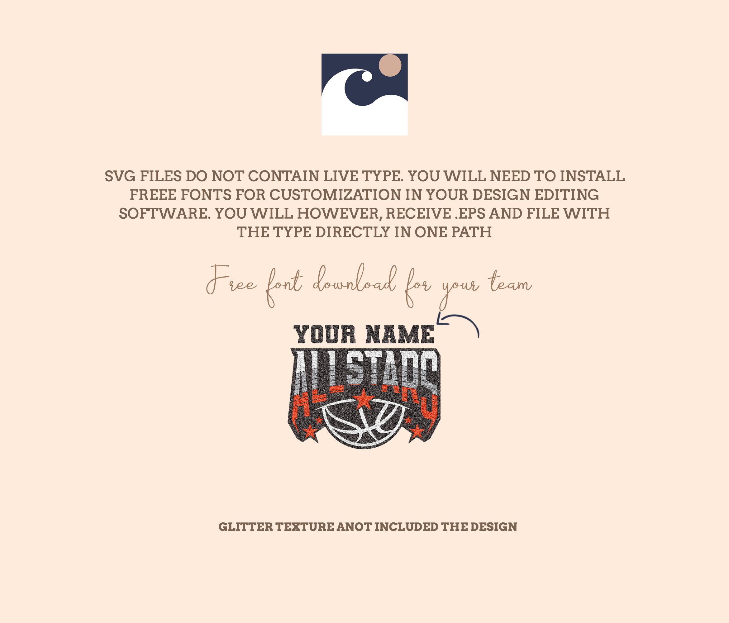 Elite All-Star Basketball Cut File - Cricut & Silhouette Ready!