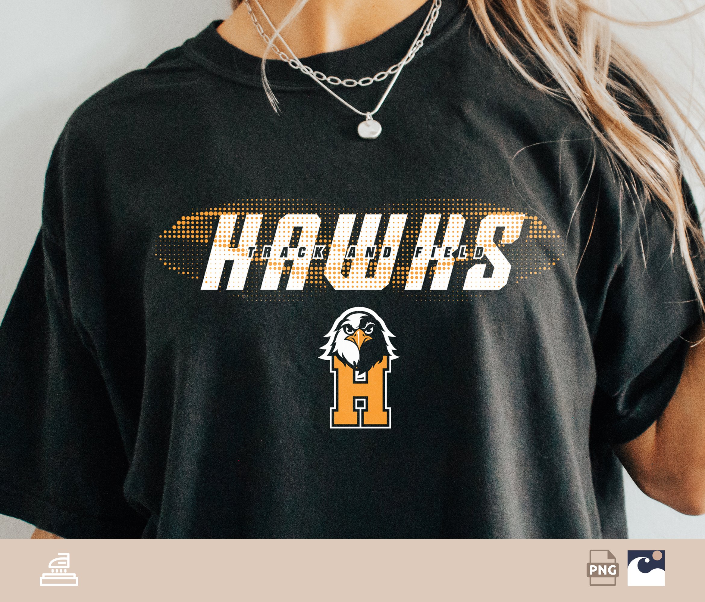 Design Your Legacy: Custom Hawks Track & Field Logo SVG/PNG