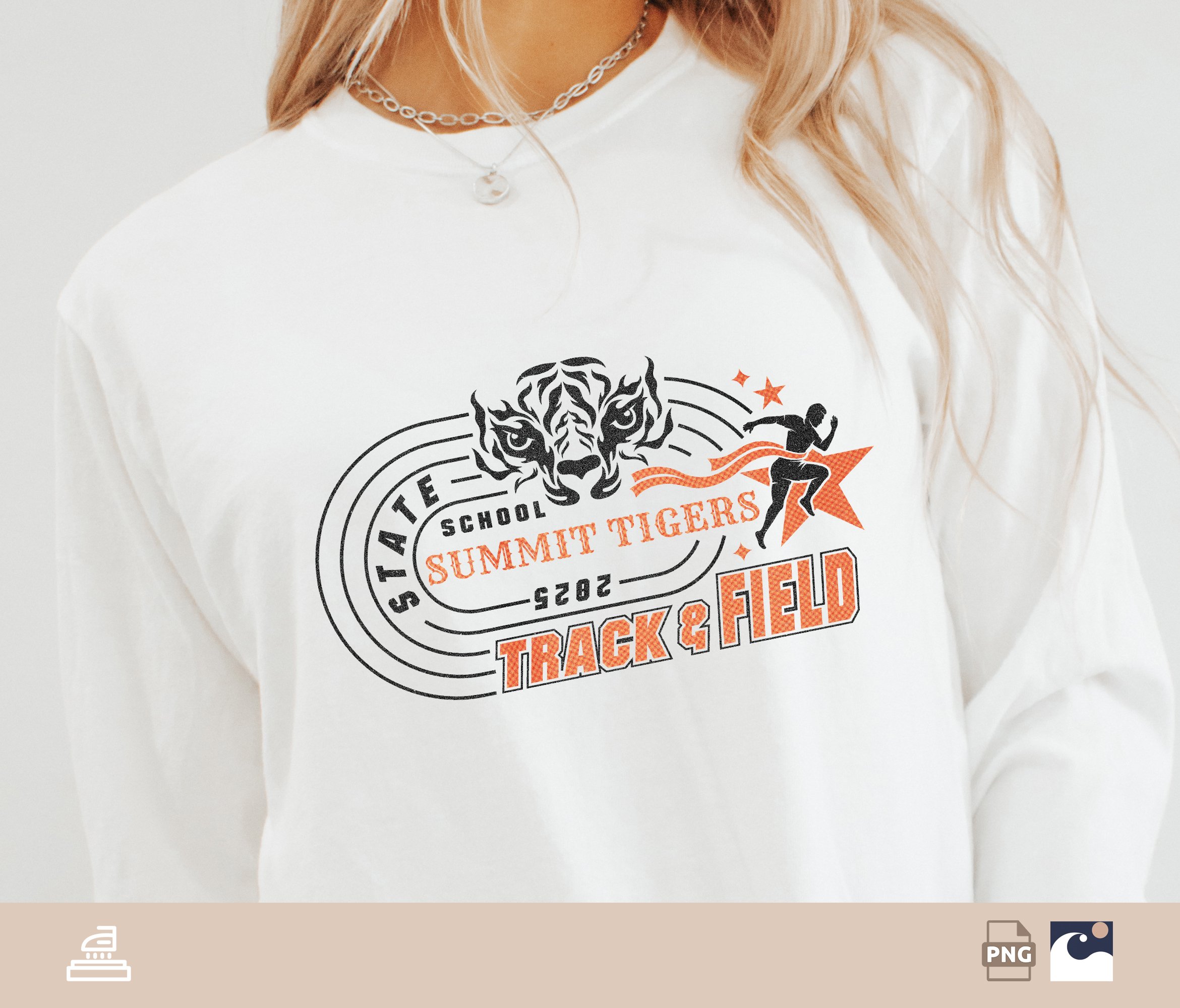 Tigers Track And Field svg studio3, Running, Tigers Track Team Logo, School Name, State, Shirt