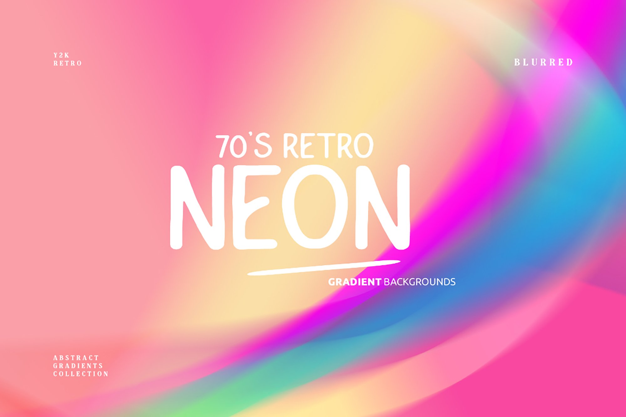 70s Retro Neon Gradient Backgrounds, Digital Papers, Vaporwave Aesthetic, Synthwave, Retrowave, Scrapbooking, Nostalgic, Vibrant