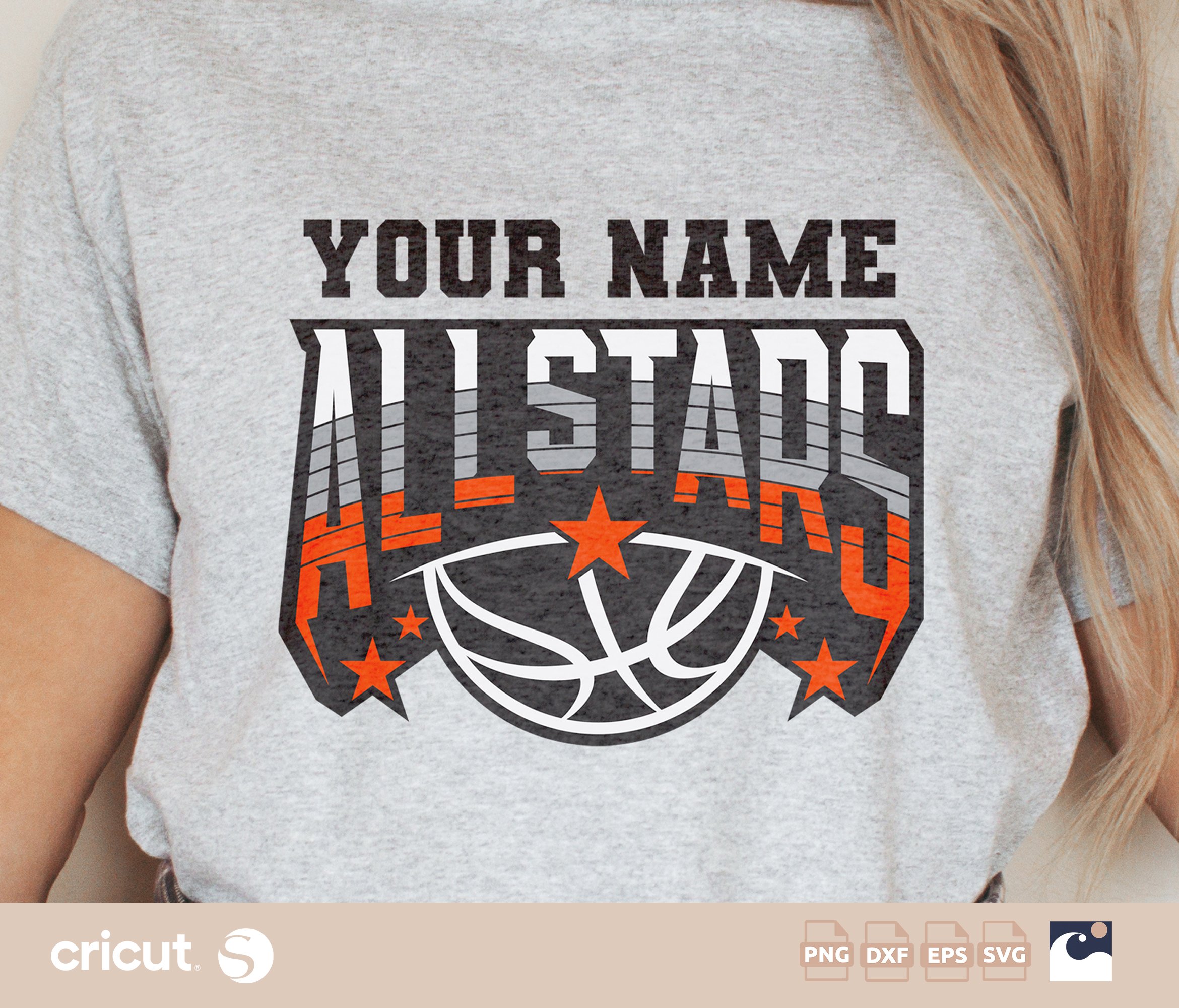Elite All-Star Basketball Cut File - Cricut & Silhouette Ready!