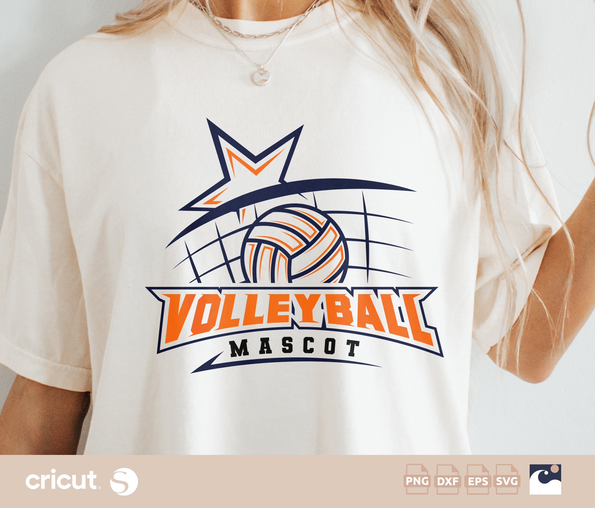Volleyball Net Star SVG PNG, Team Name Shirt, Dynamic Sports svg, Instant Download