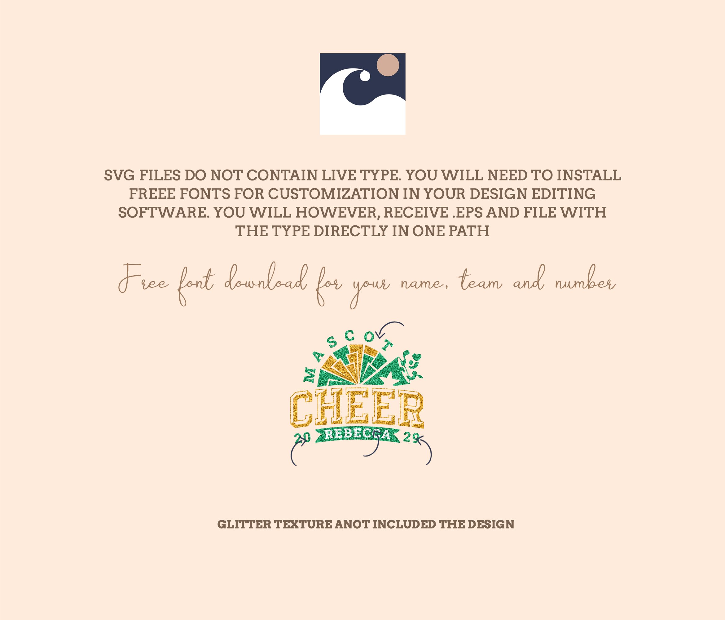 Cheerleading svg Team Template, Cheer svg, Cheerleader svg, Cheer Mom svg, Customizable Cheer Squad, Varsity Cheer