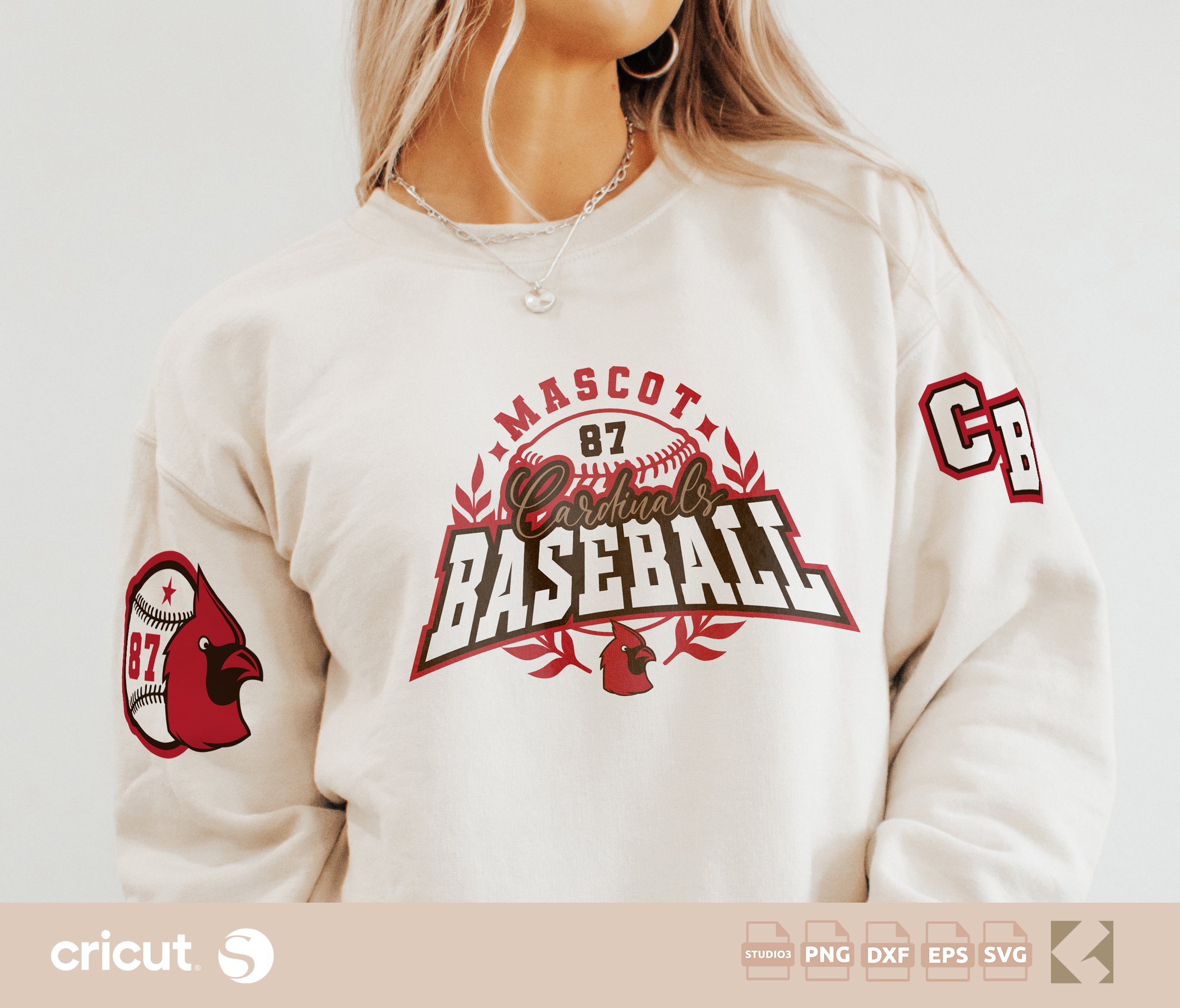 Custom Cardinals Baseball svg png, Jersey Design, Jacket, Templates, Softball, Baseball Uniform, Custom Team Logo, Cricut, Silhouette