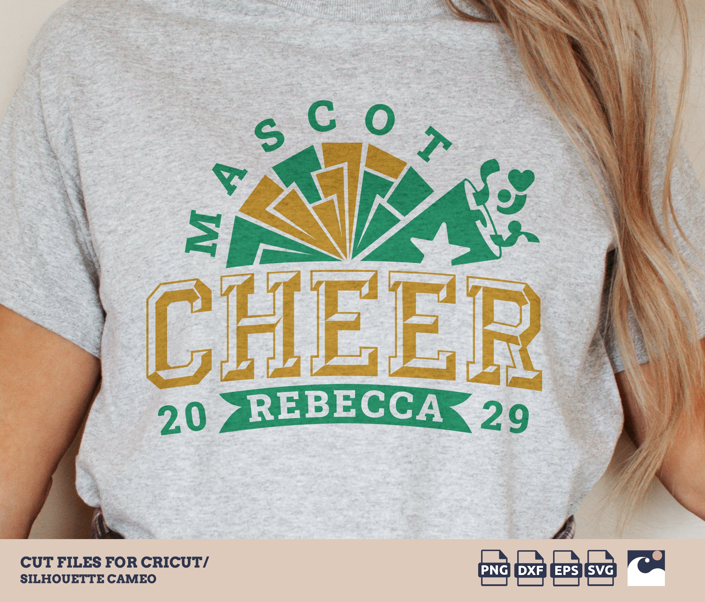 Cheerleading svg Team Template, Cheer svg, Cheerleader svg, Cheer Mom svg, Customizable Cheer Squad, Varsity Cheer