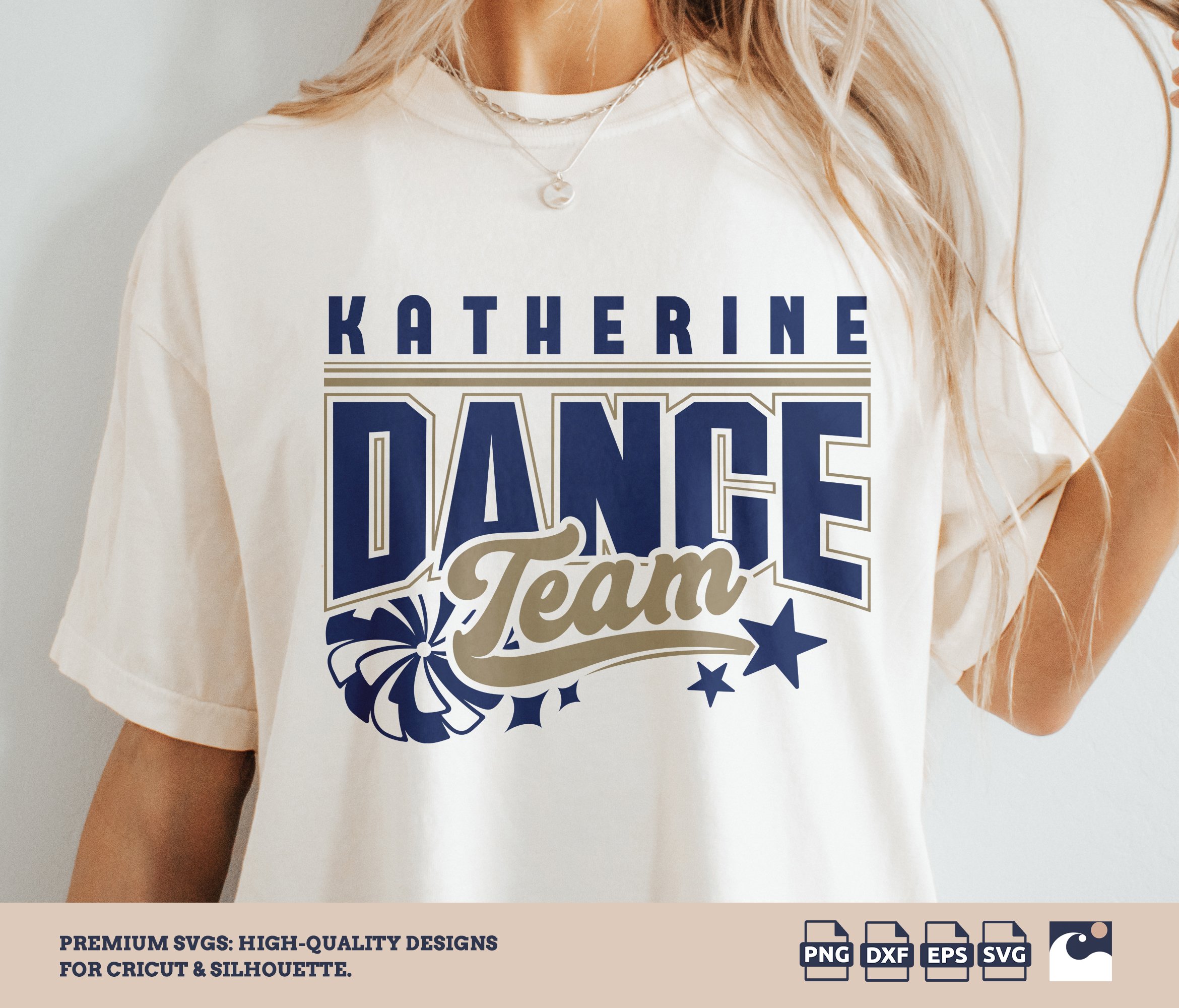 Customizable Cheer Dance Team svg png, Mom, Dad, Pom Pom, For T-Shirts, Cheer Dance svg, Squad, Designs