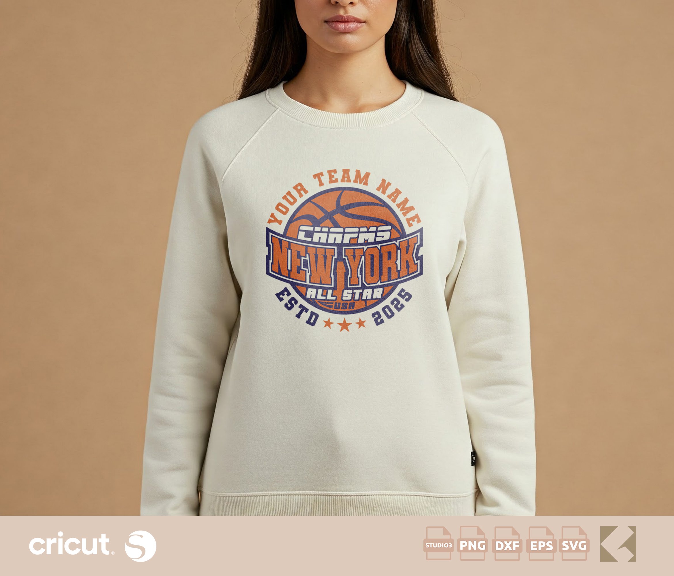New York Varsity Custom Basketball SVG PNG, Jersey Design, Team Logo, All Star, Basketball Championship, Varsity Style, Cricut, Silhouette