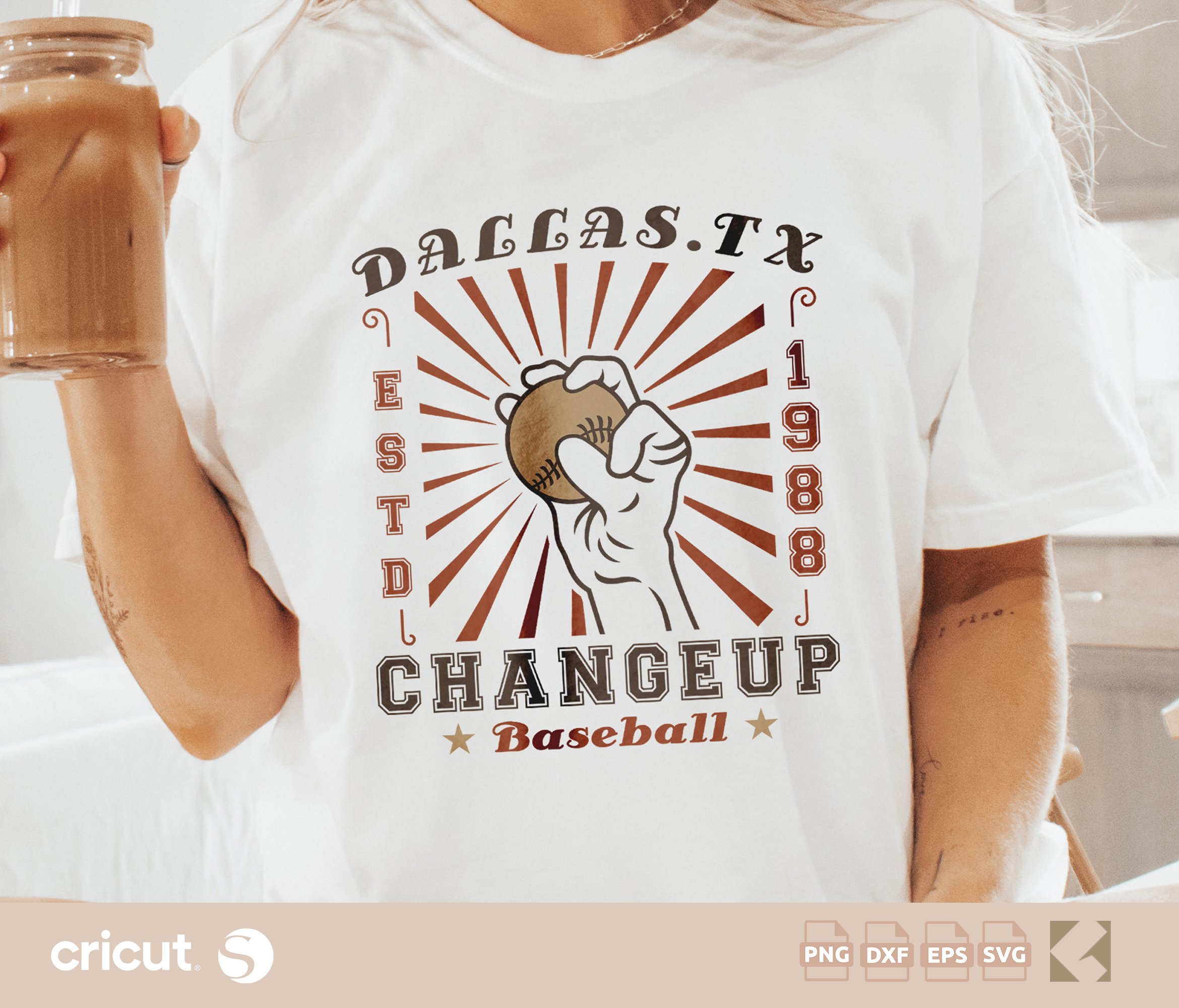 "Changeup" Baseball Pitcher SVG - Vintage Sports Design"Changeup" Baseball Pitcher SVG - Vintage Sports Design