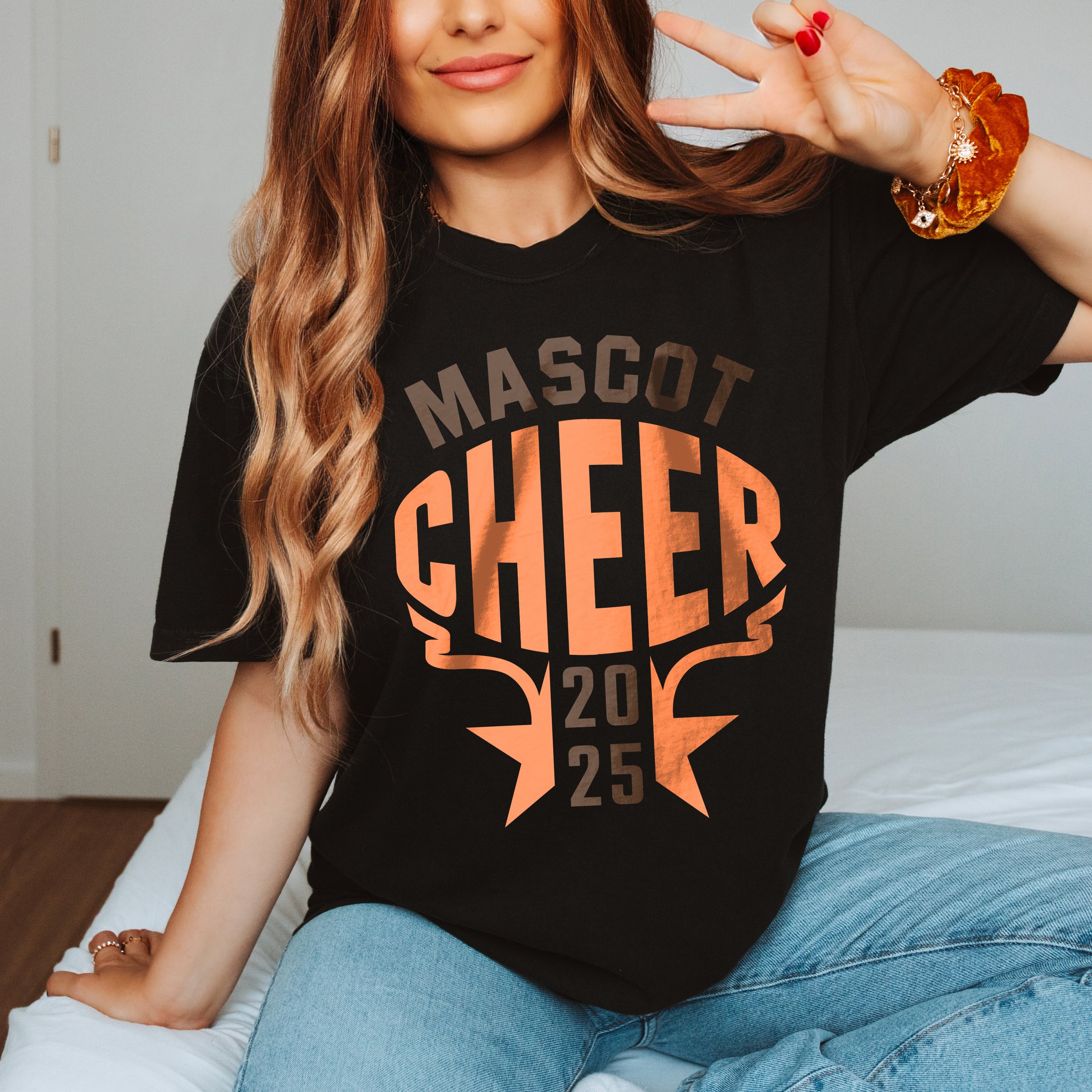 Cheer Team Template SVG PNG - Shirt Design for Cheerleaders & Moms - Pom Pom Graphic