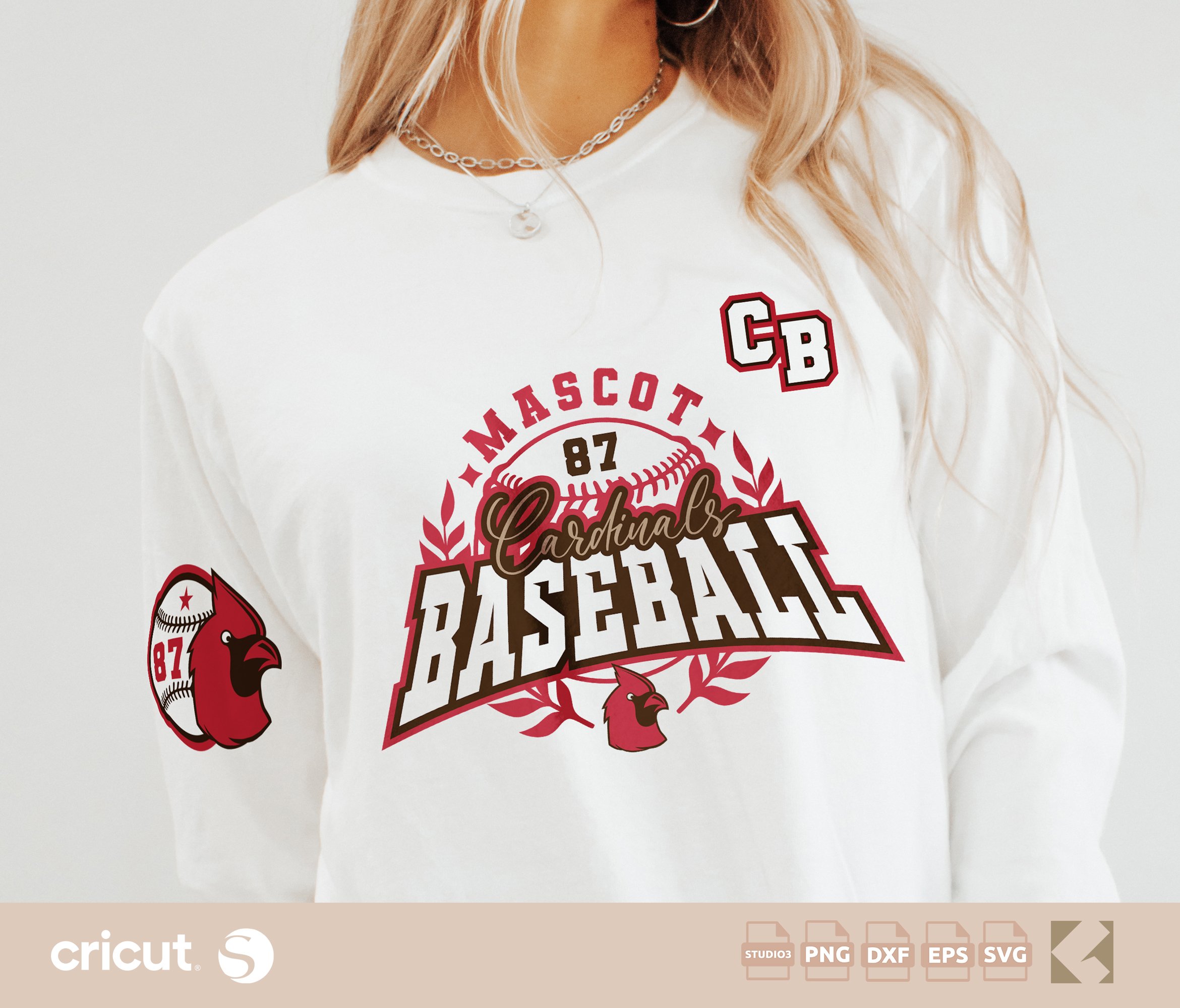 Custom Cardinals Baseball svg png, Jersey Design, Jacket, Templates, Softball, Baseball Uniform, Custom Team Logo, Cricut, Silhouette