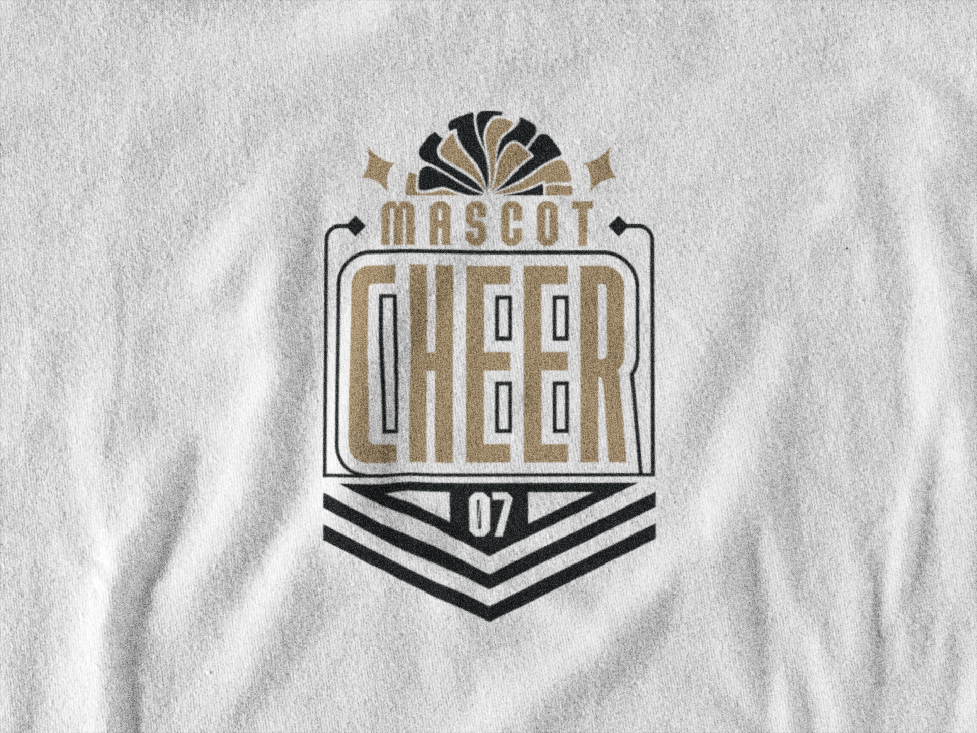 Cheer Mom Shirt Design SVG - Cheer Team Template with Pom Pom Graphic - Cut File for Crafters