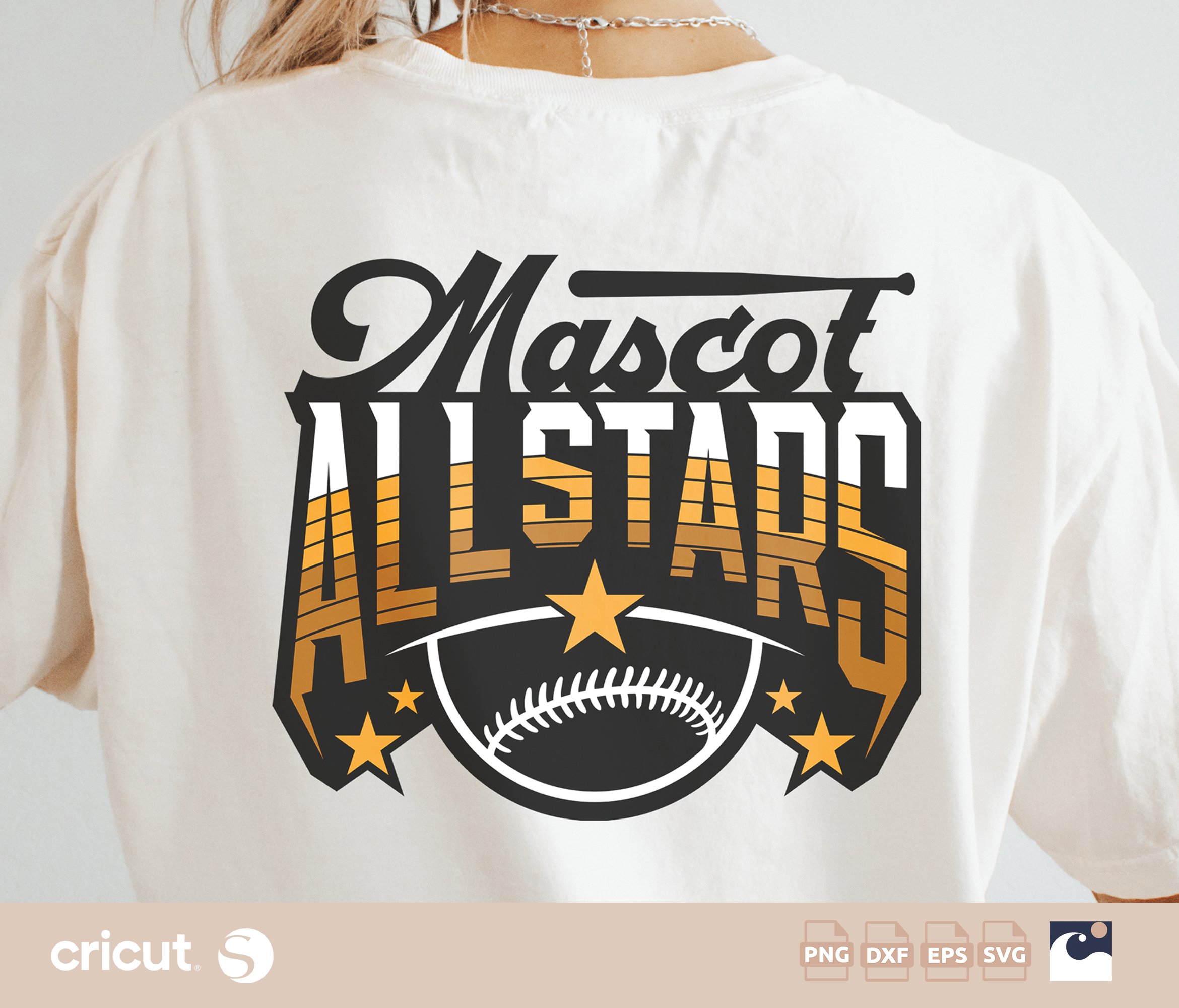 All Stars Baseball svg png, Team Shirt Design, Baseball Logo