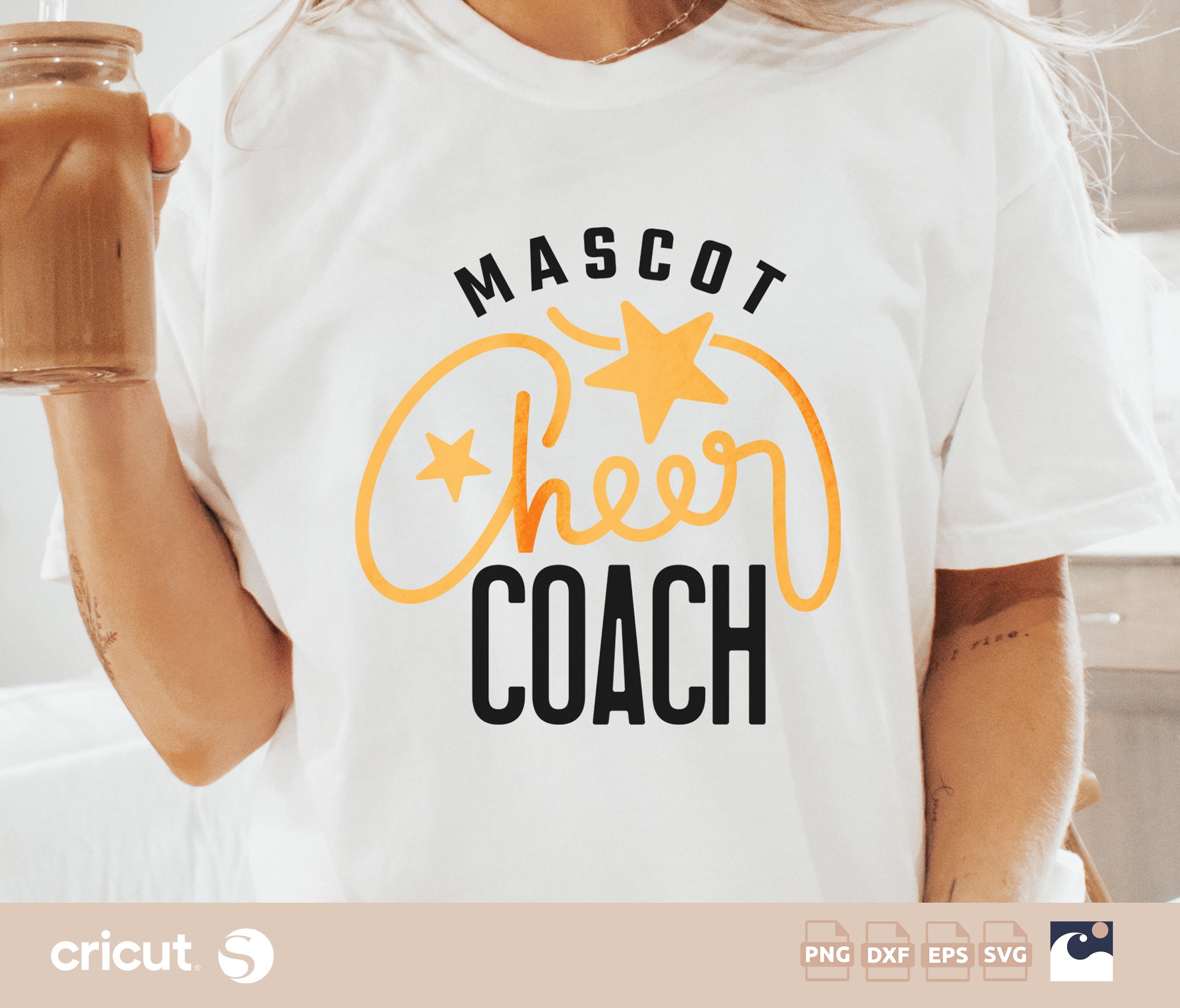 Cheer Coach svg png, Cheerleader Shirts, Cheerleading Coach, Cheer svg With Name, All Star Cheer, Stars Cheer, Cut File Cricut, Silhouette