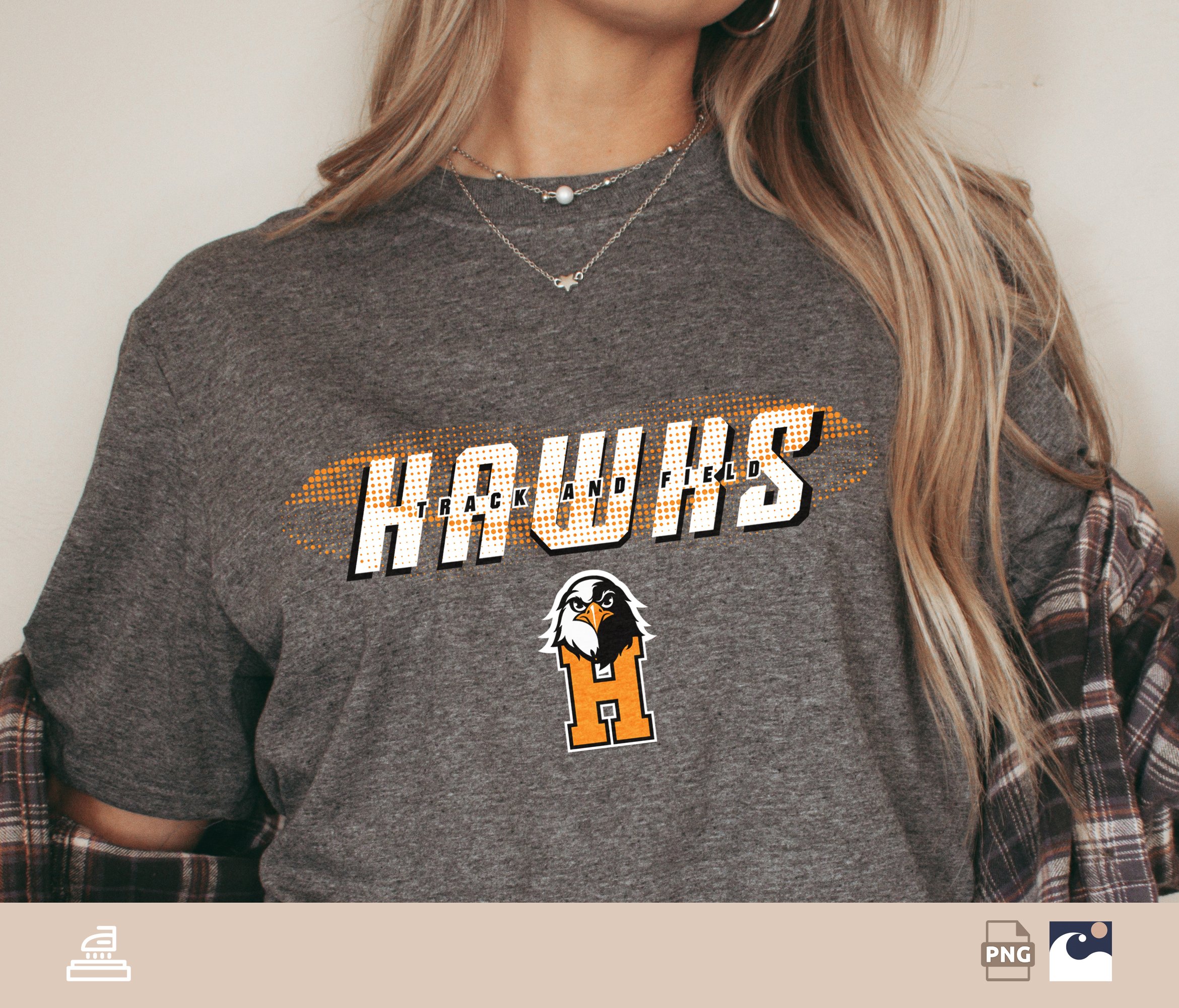 Design Your Legacy: Custom Hawks Track & Field Logo SVG/PNG