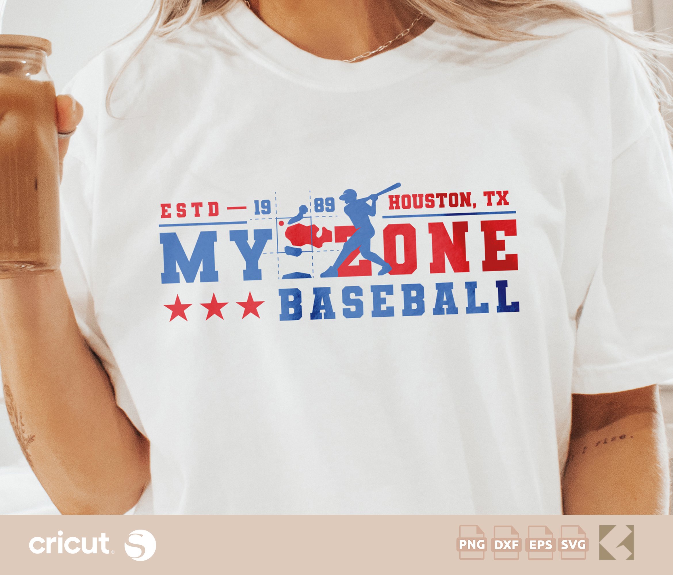 My Zone Baseball SVG Cut File