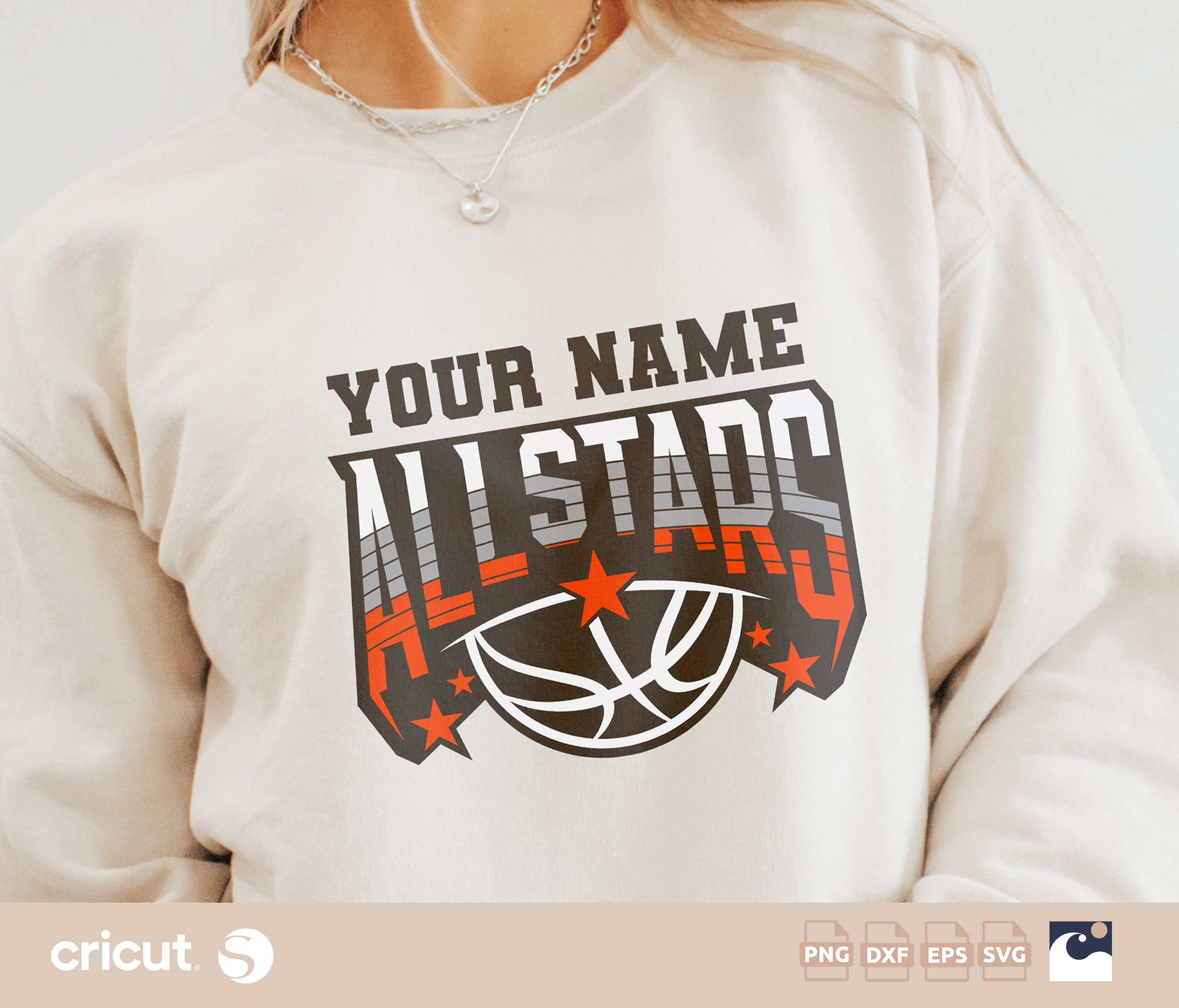 Elite All-Star Basketball Cut File - Cricut & Silhouette Ready!
