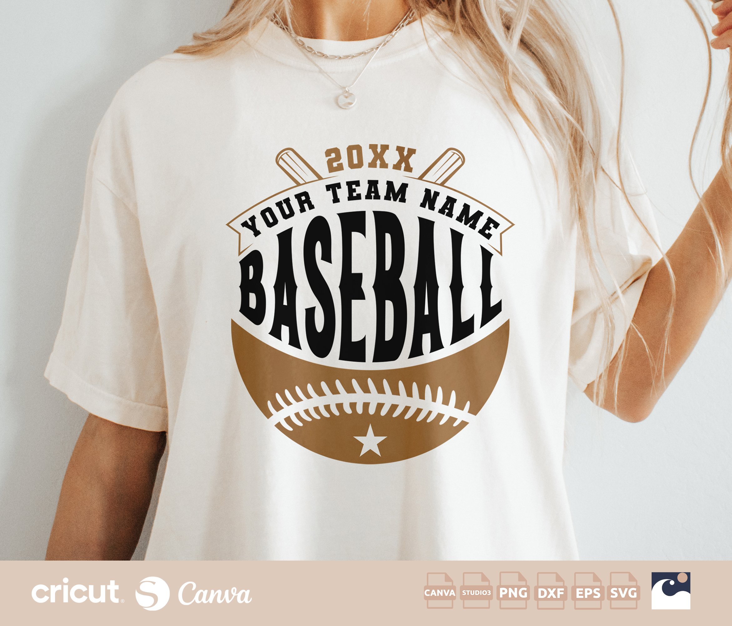 Baseball Team Name svg png, Logo svg, Custom Baseball Team Gear, Mom, Dad, Sports svg, Silhouette, Canva Template, Team Apparel