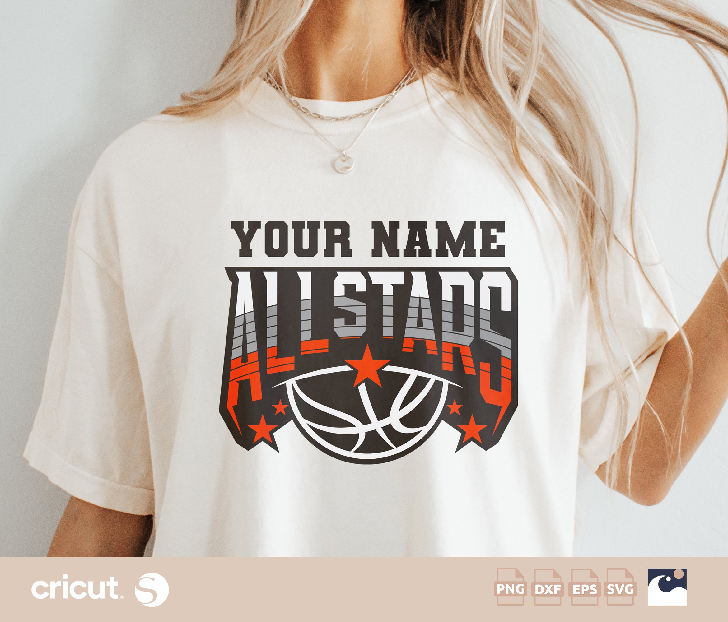 Elite All-Star Basketball Cut File - Cricut & Silhouette Ready!