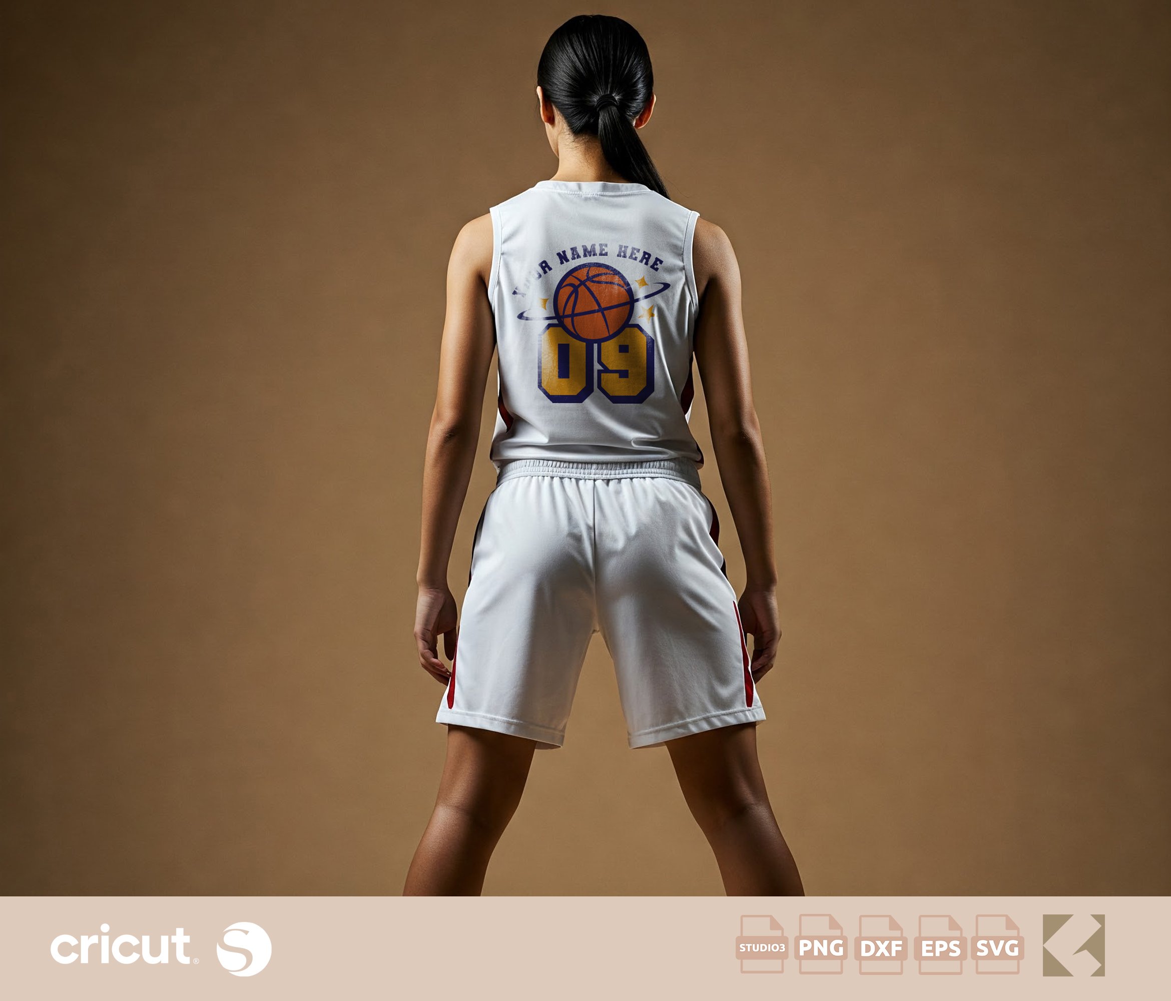 Custom Basketball Kit Template svg png, Team Jersey Design, Logo, DIY Basketball Kit, Basketball Ball, Jersey Template, Cricut, Silhouette