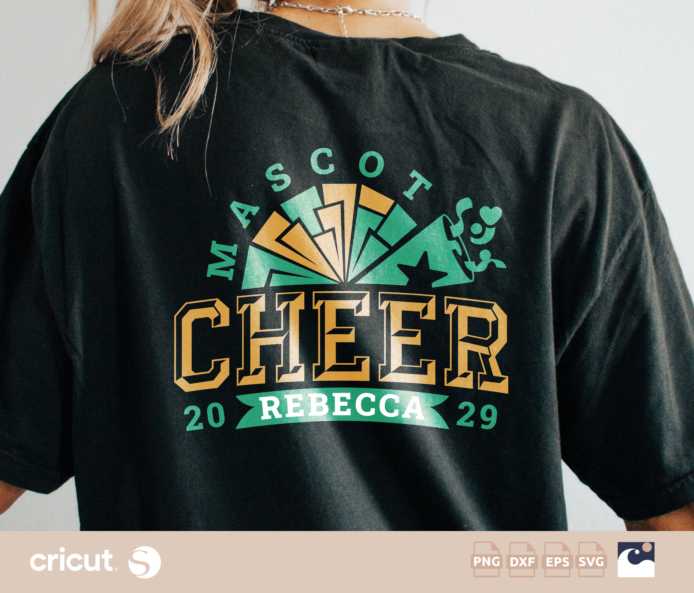 Cheerleading svg Team Template, Cheer svg, Cheerleader svg, Cheer Mom svg, Customizable Cheer Squad, Varsity Cheer