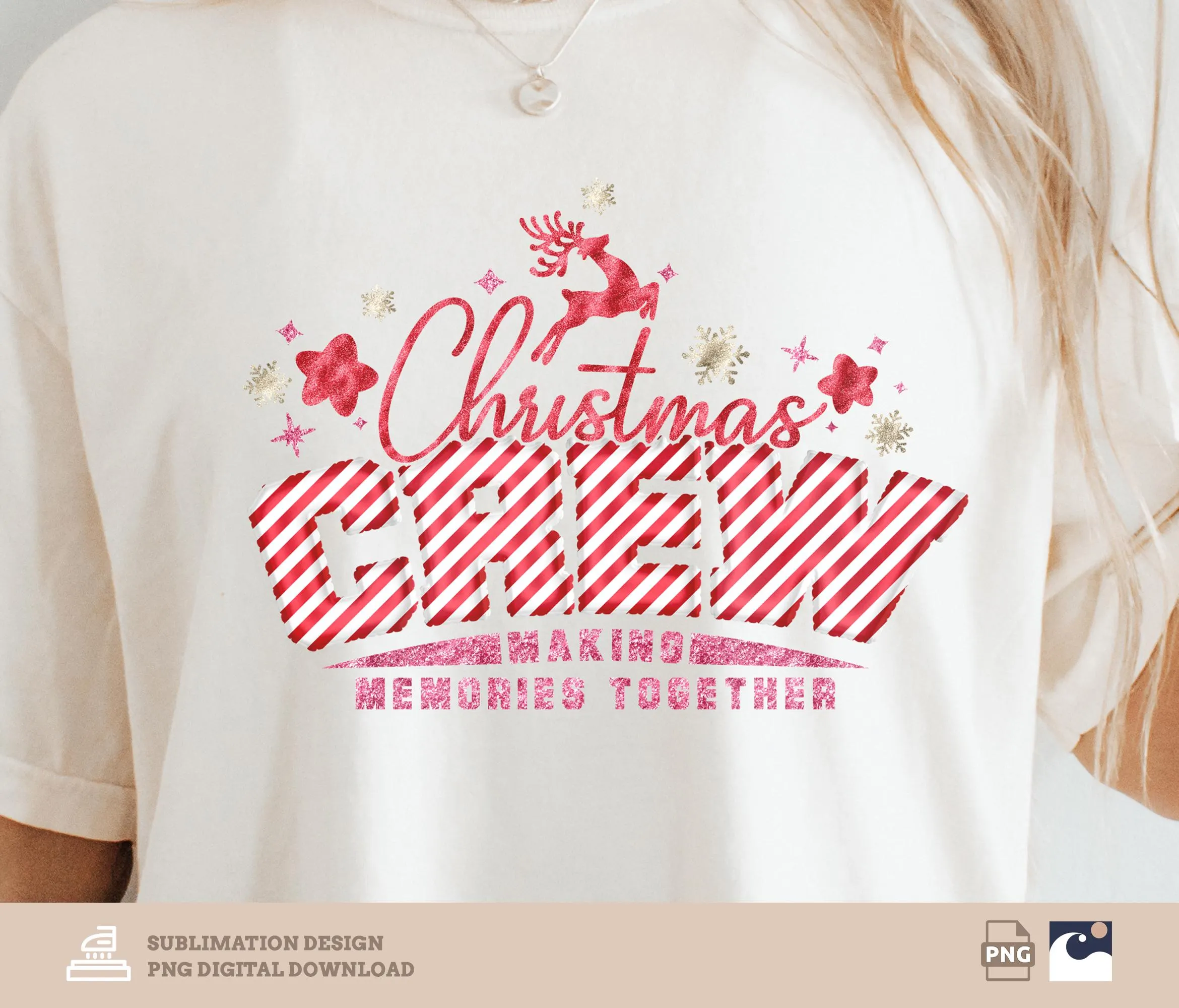 Baloons Christmas Crew Sublimation png, Glitter, Christmas Balloon png, Christmas png, Reindeer Christmas, Shirt, Making Memories Together