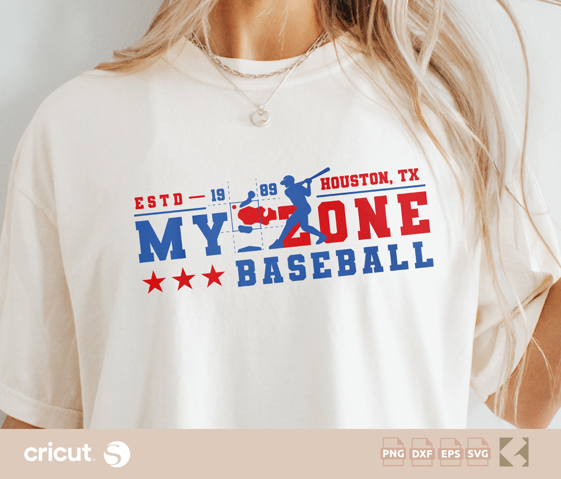 My Zone Baseball SVG Cut File