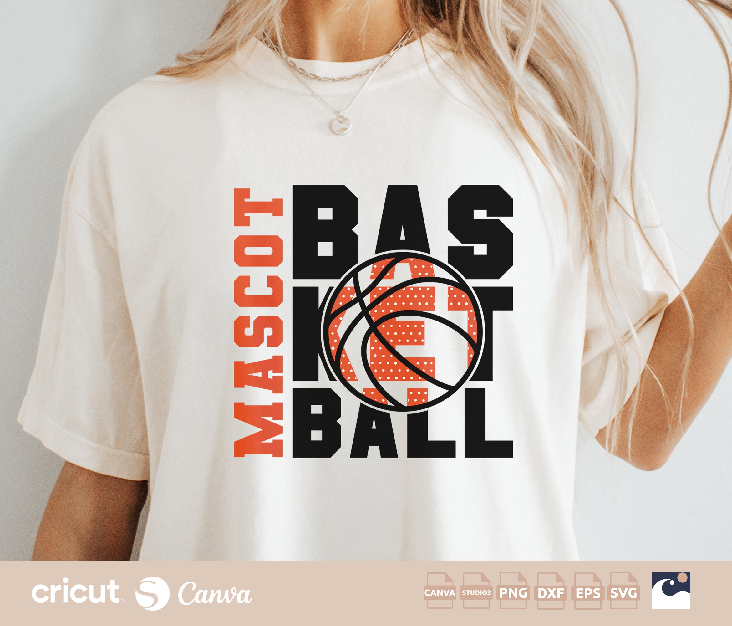 Dotted Basketball svg png, Bold Team Spirit Cut File, Basketball Outline, Modern Sports, Commercial Use, Canva Editable, Cricut, Silhouette