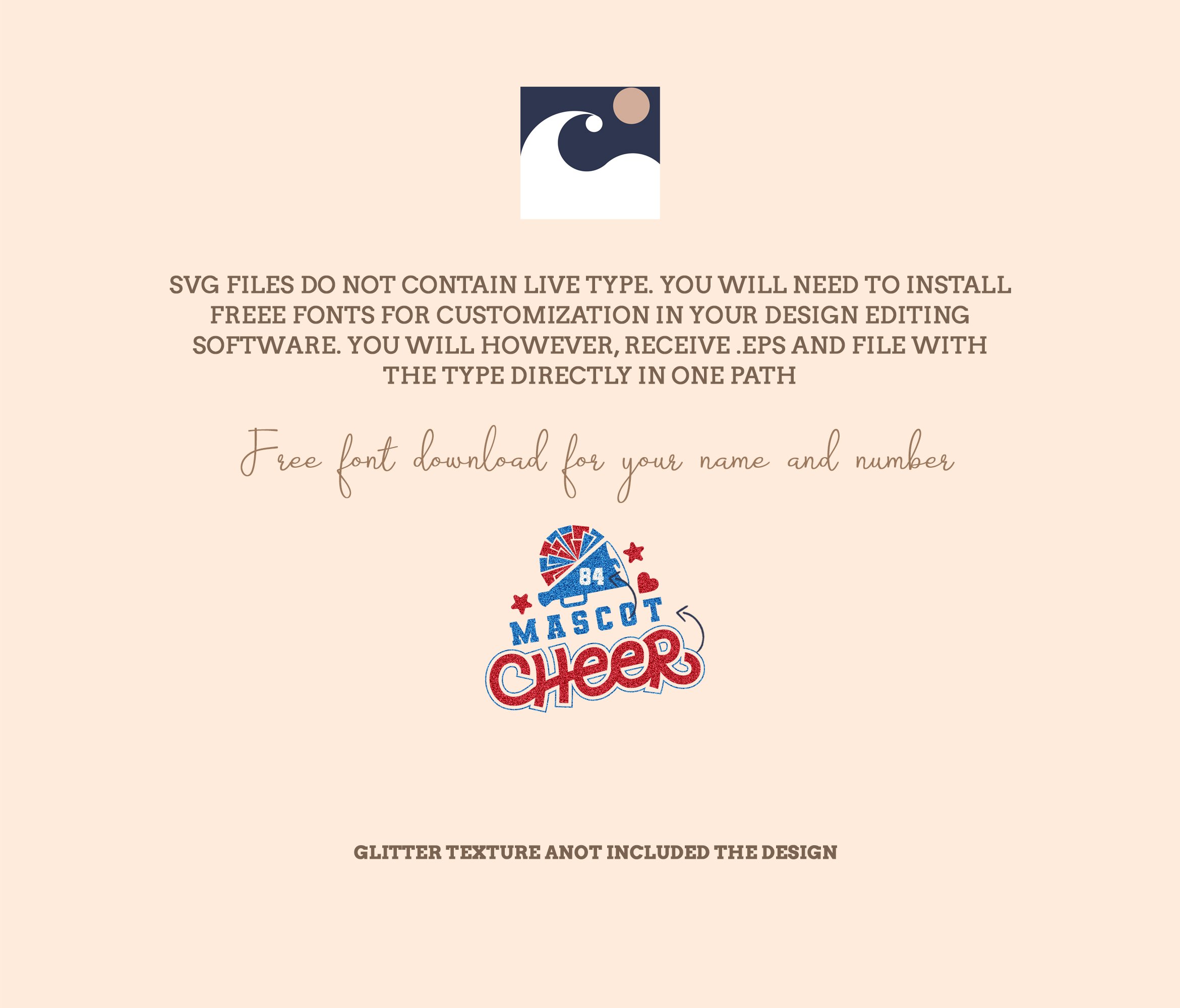 Cheer Team SVG PNG - Cheerleader, Pom Pom, Megaphone Graphic - Cut File for Cricut, Silhouette, Loklik