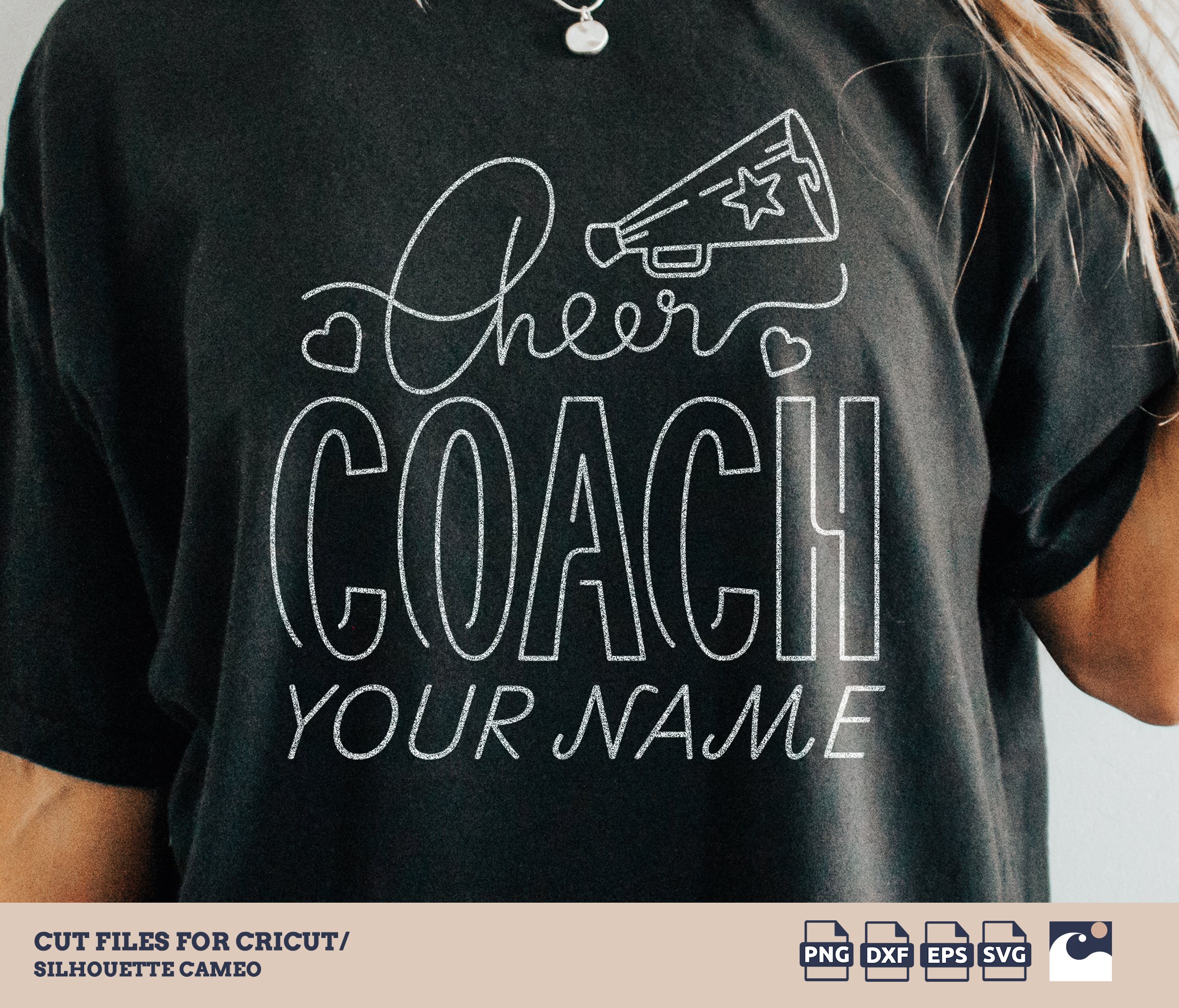 Cheer Coach svg png, Megaphone, Scripts, Line Art, Cheer Logos, Cheerleader Shirts, Cheerleading Coach, Cheer With Name