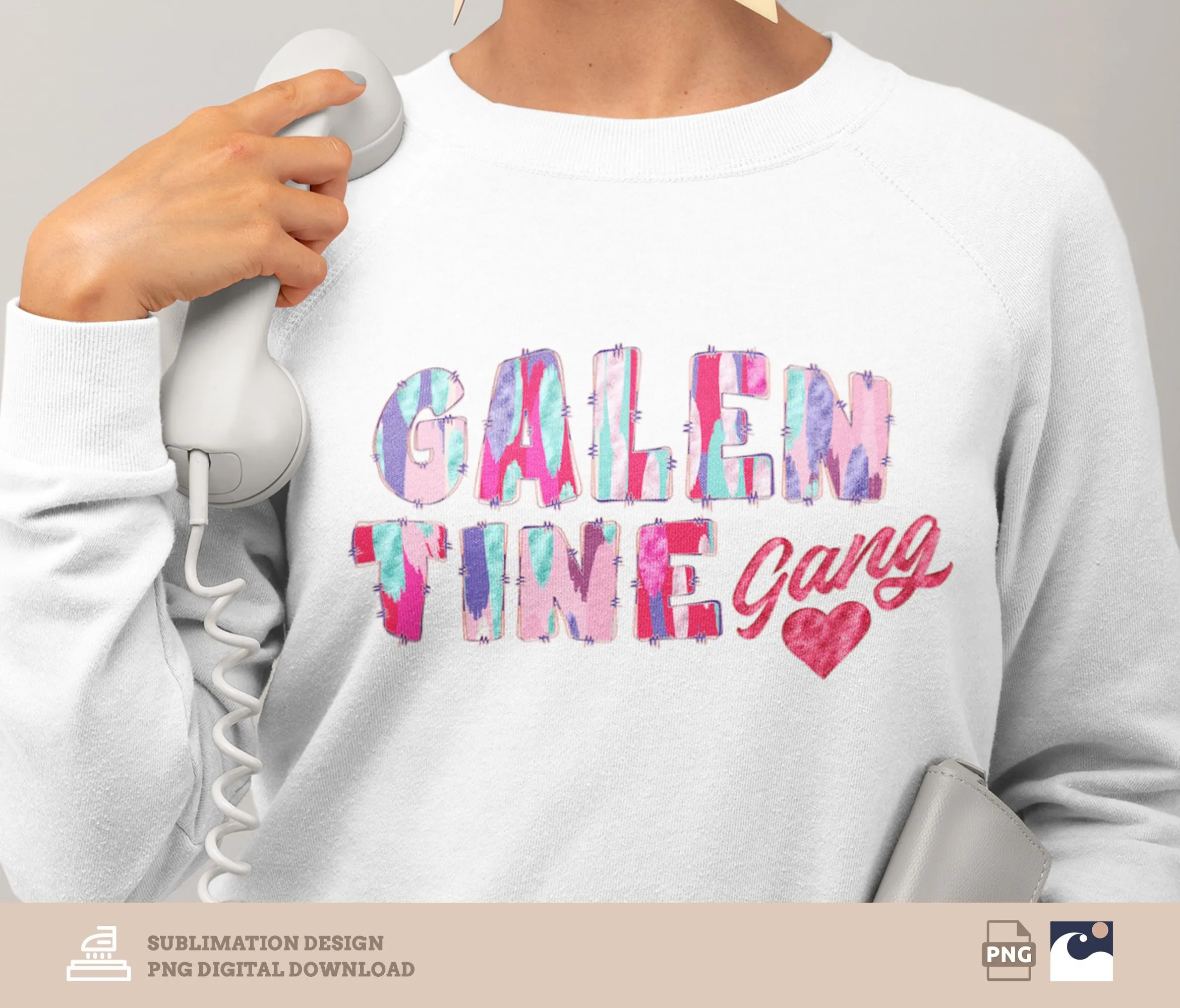 Galentine's Gang png, Celebrate Friendship with Style!