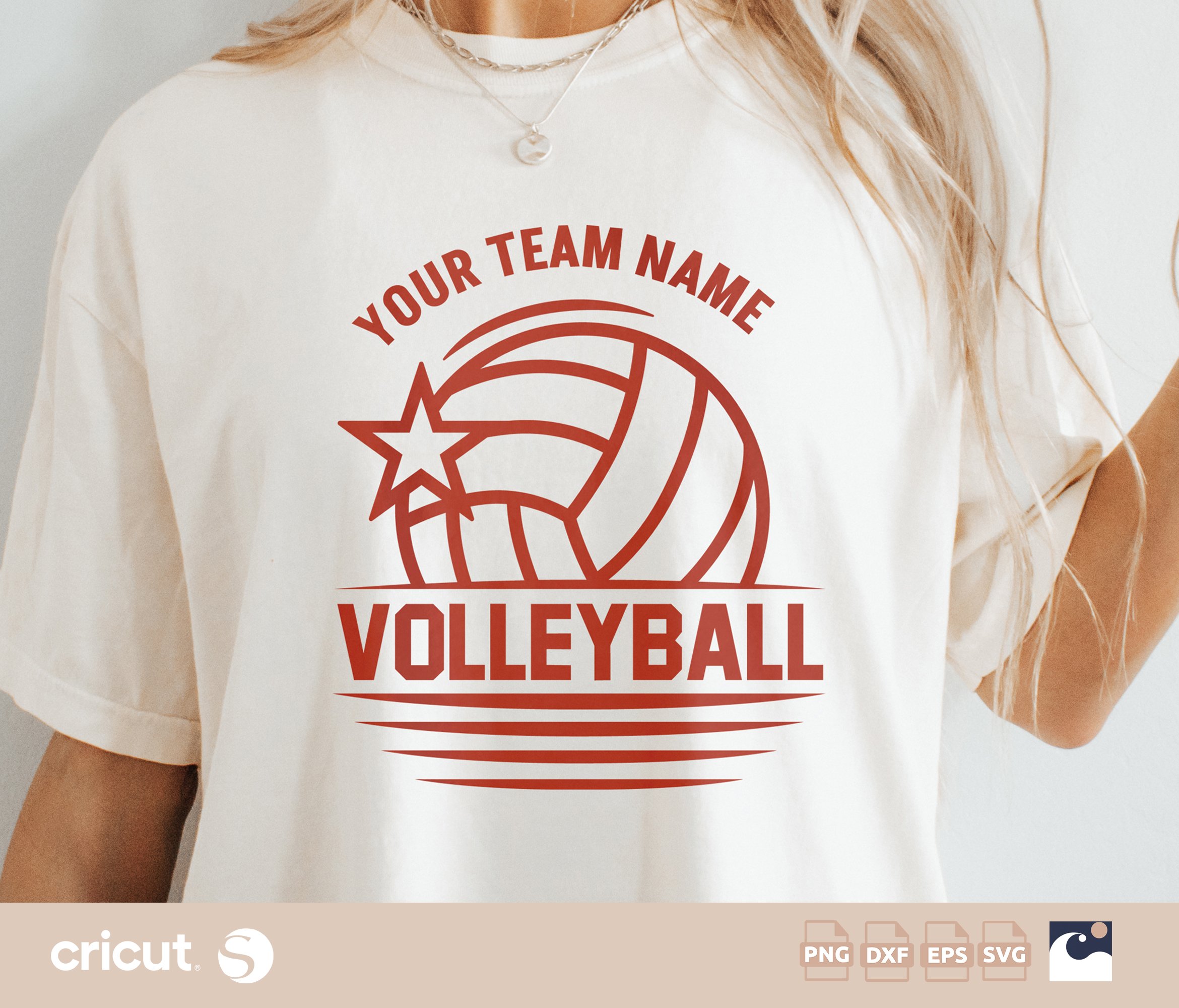 Customizable Volleyball Team svg png, Star, Shirt Design, Volleyball Mom svg, Volleyball Templates, Girl Volleyball