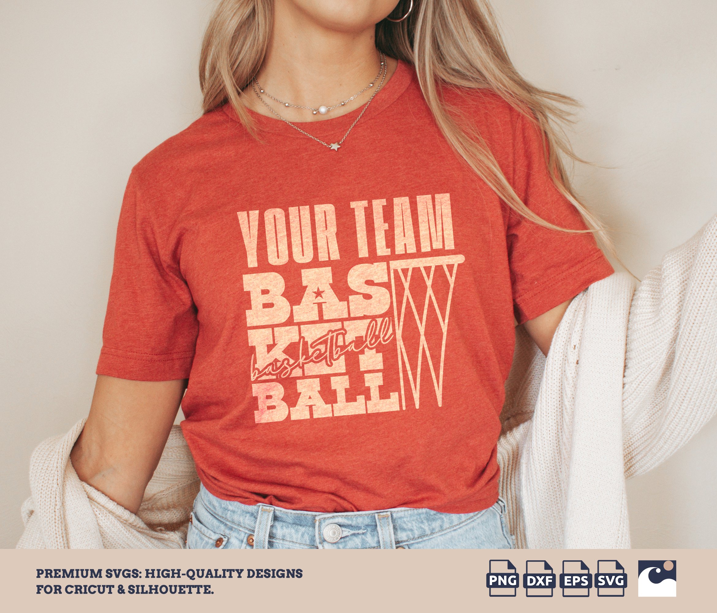 Customizable Basketball Team svg, png, Sports Logo, Basketball hoop svg, Court, Athlete, Shirt, Design