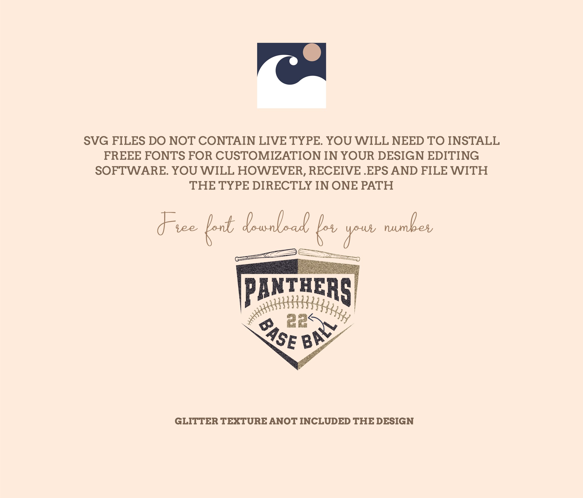 Panthers Baseball Team svg png, Crossed Bats Design, Baseball Home Plate, Number, Shirt, Cut File