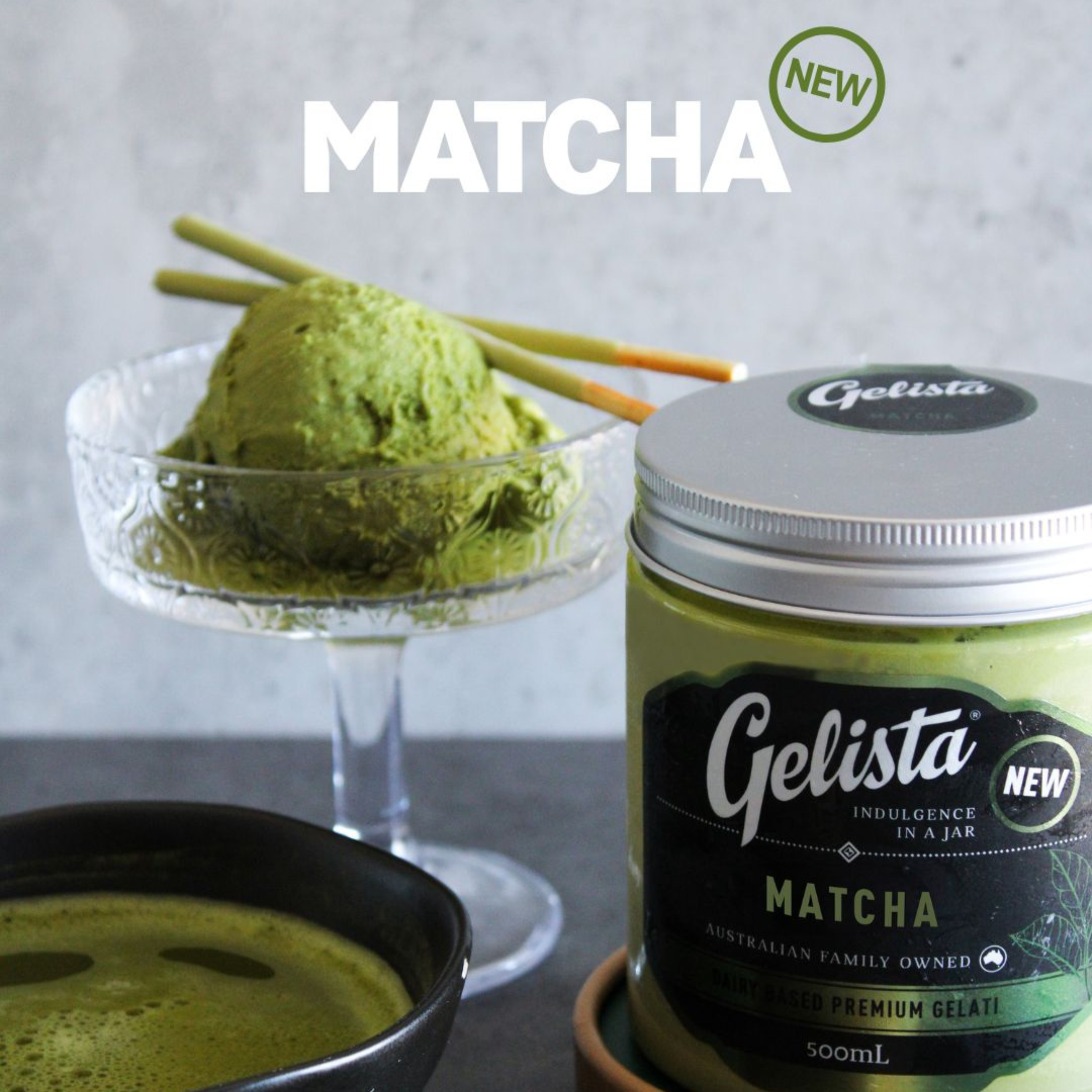 Matcha First Flavour for Innovative Asian Favourites Gelati Range