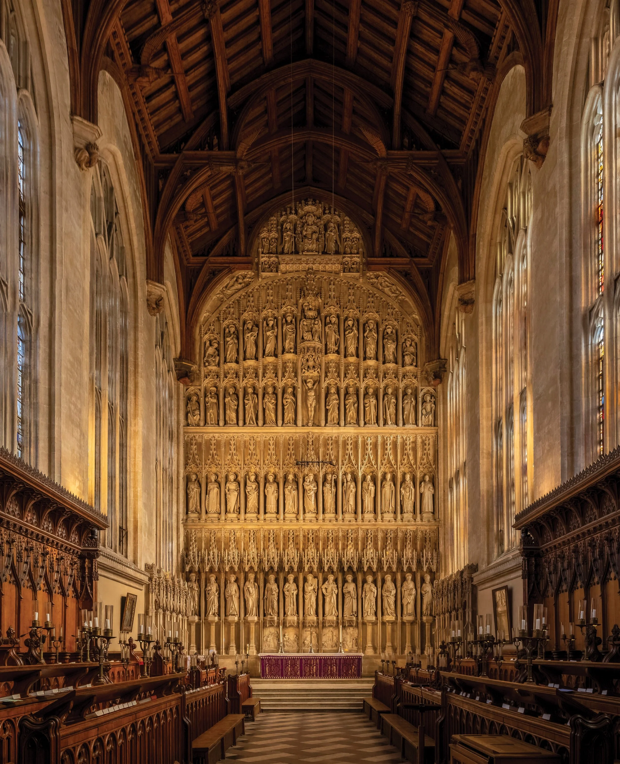 Photographs I took inside the magnificent chapel at New College, Oxford. Founded in 1379, the chapel is one of the finest examples of medieval architecture in the city.