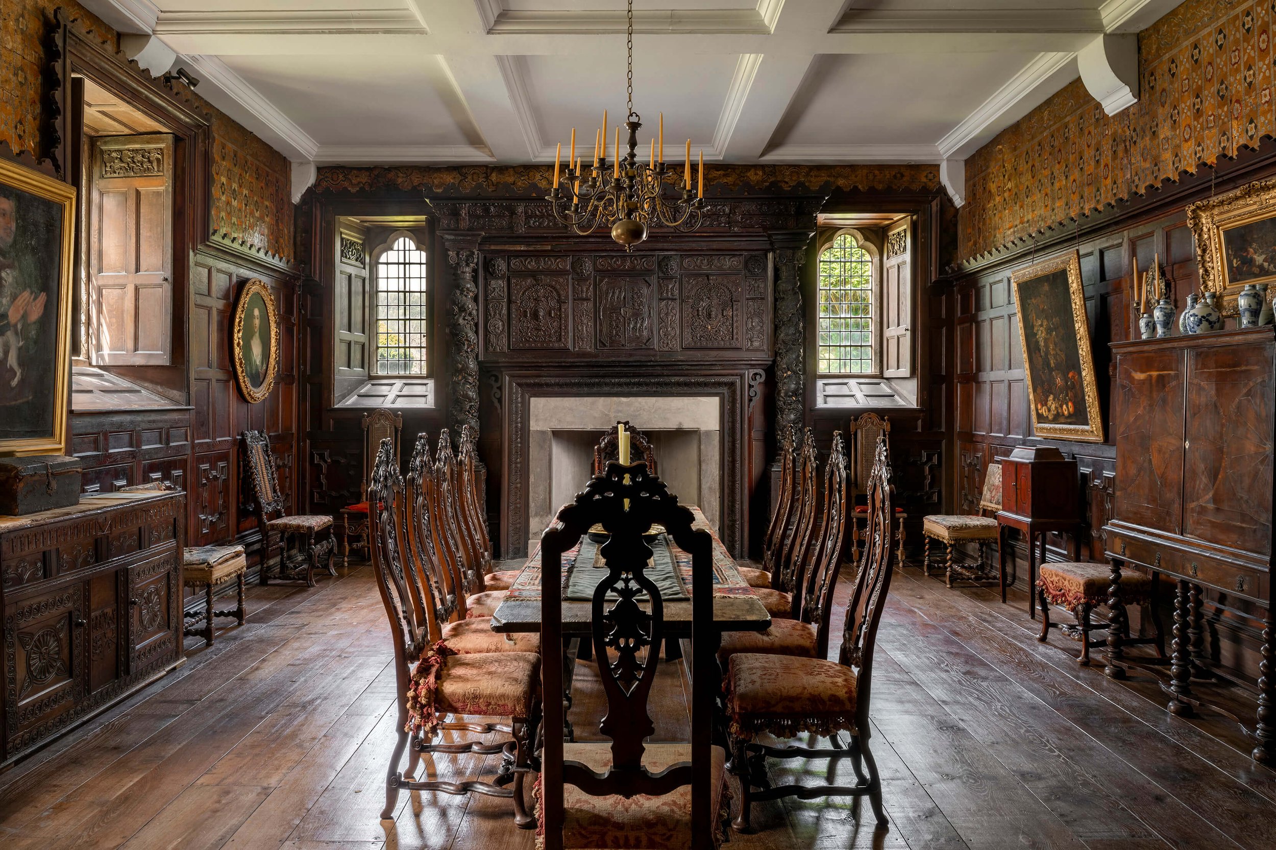Photographing Gwydir Castle, North Wales.