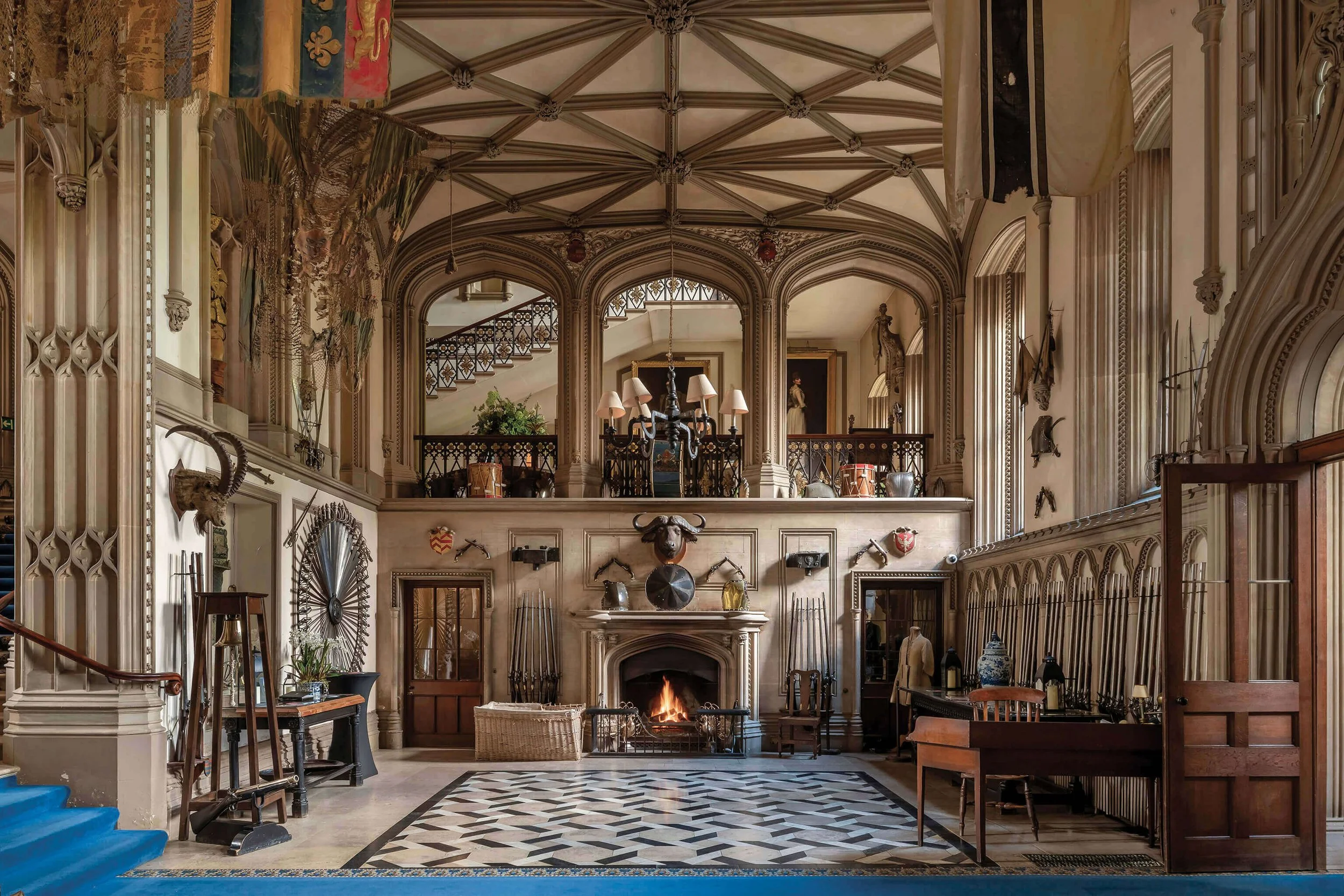 Heritage interior photography at Belvoir Castle