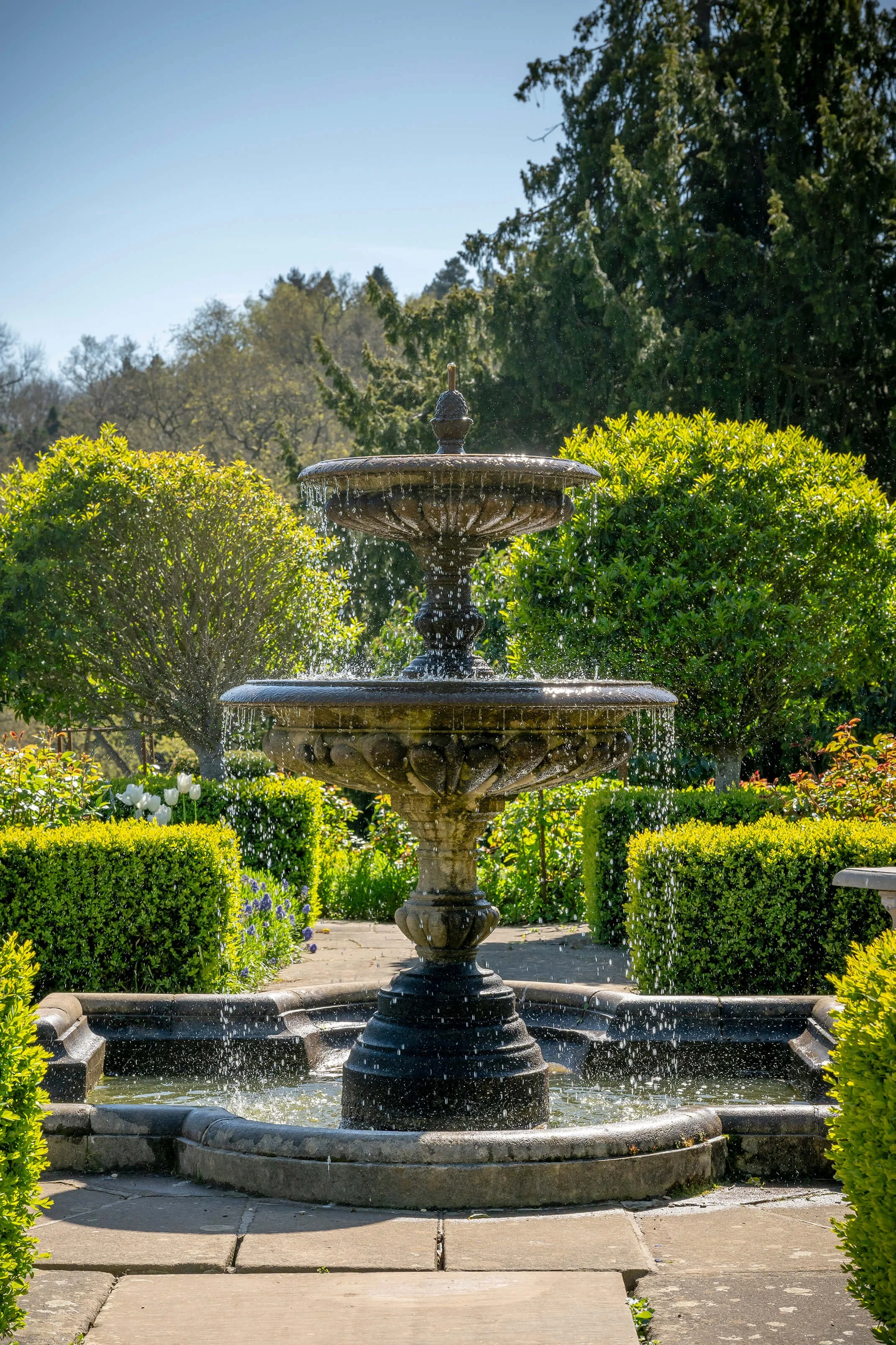 Christopher John - Belvoir Castle garden fountain