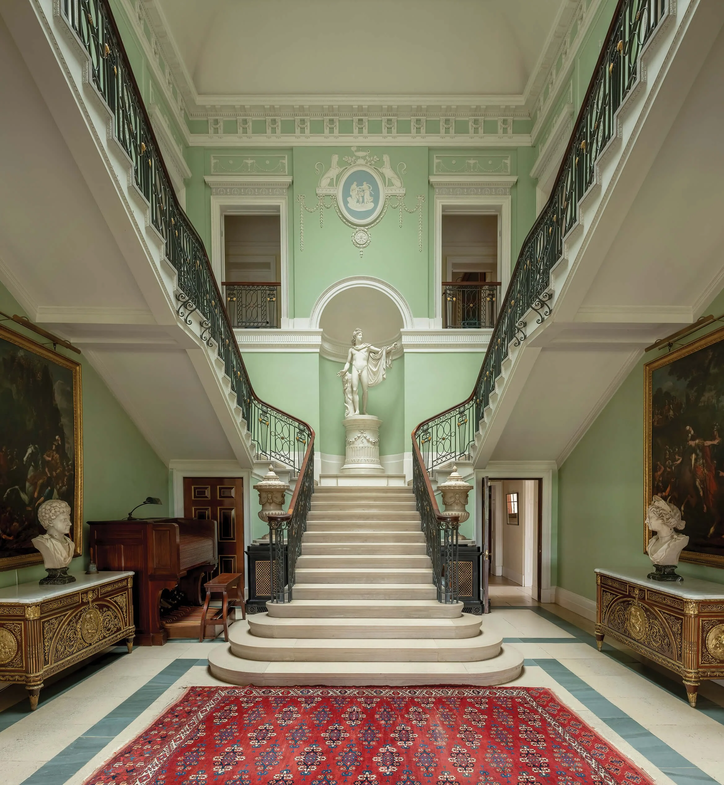 Sledmere House staircase  - Heritage Photographer